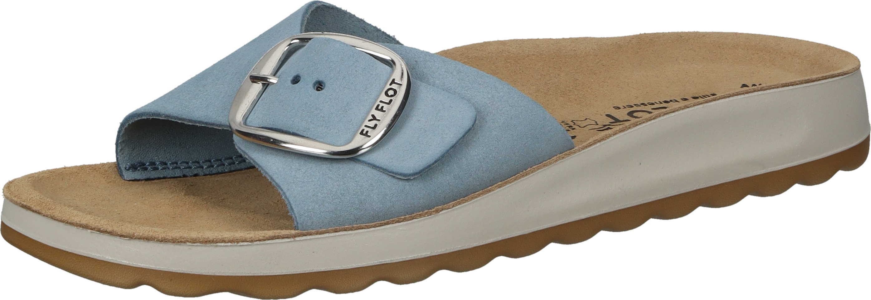 Fly Flot Pantoletten Pantolette aus Veloursleder günstig online kaufen