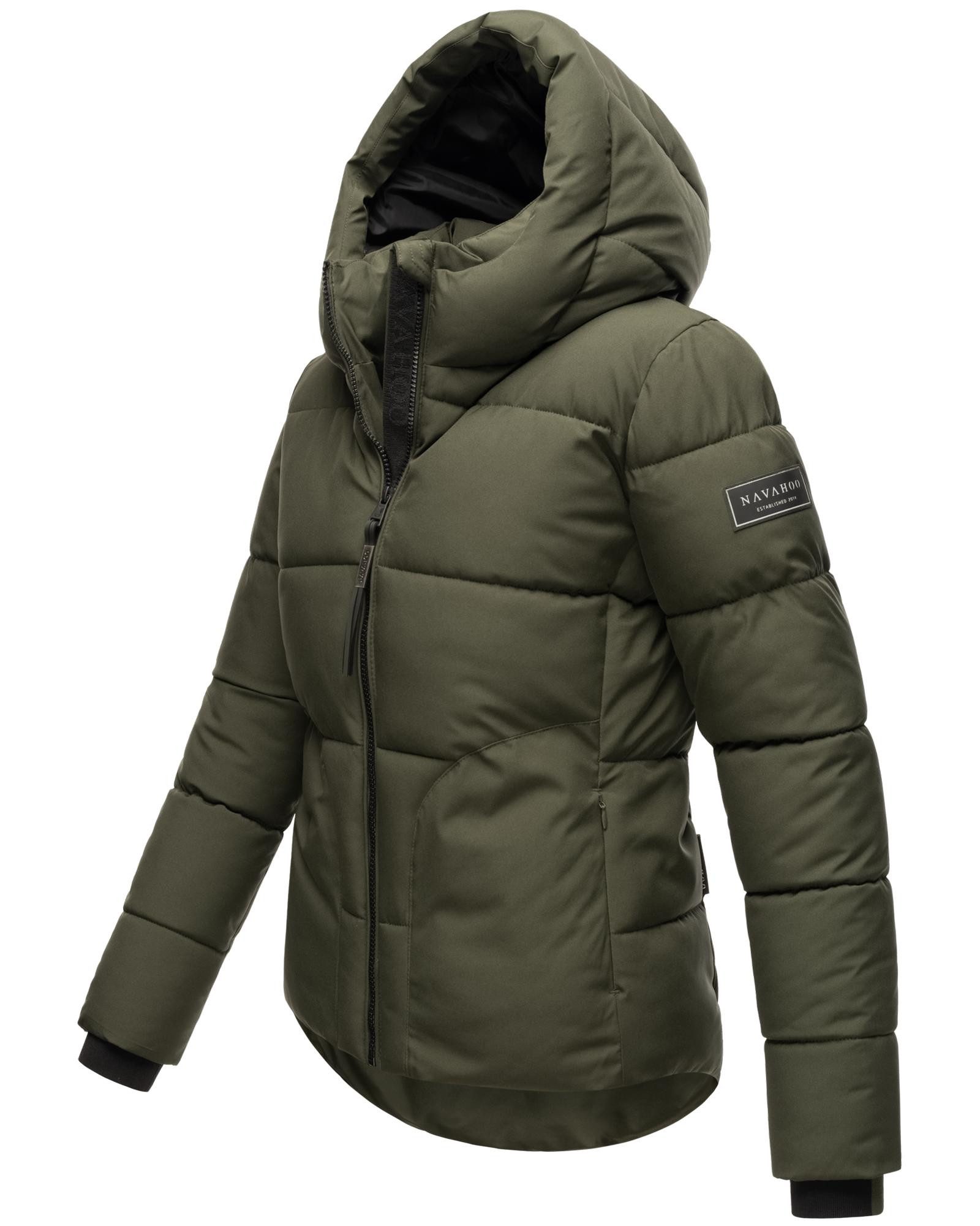 Navahoo Steppjacke "Lachperle XIV", mit Kapuze, Kurze gesteppte Damen Winte günstig online kaufen