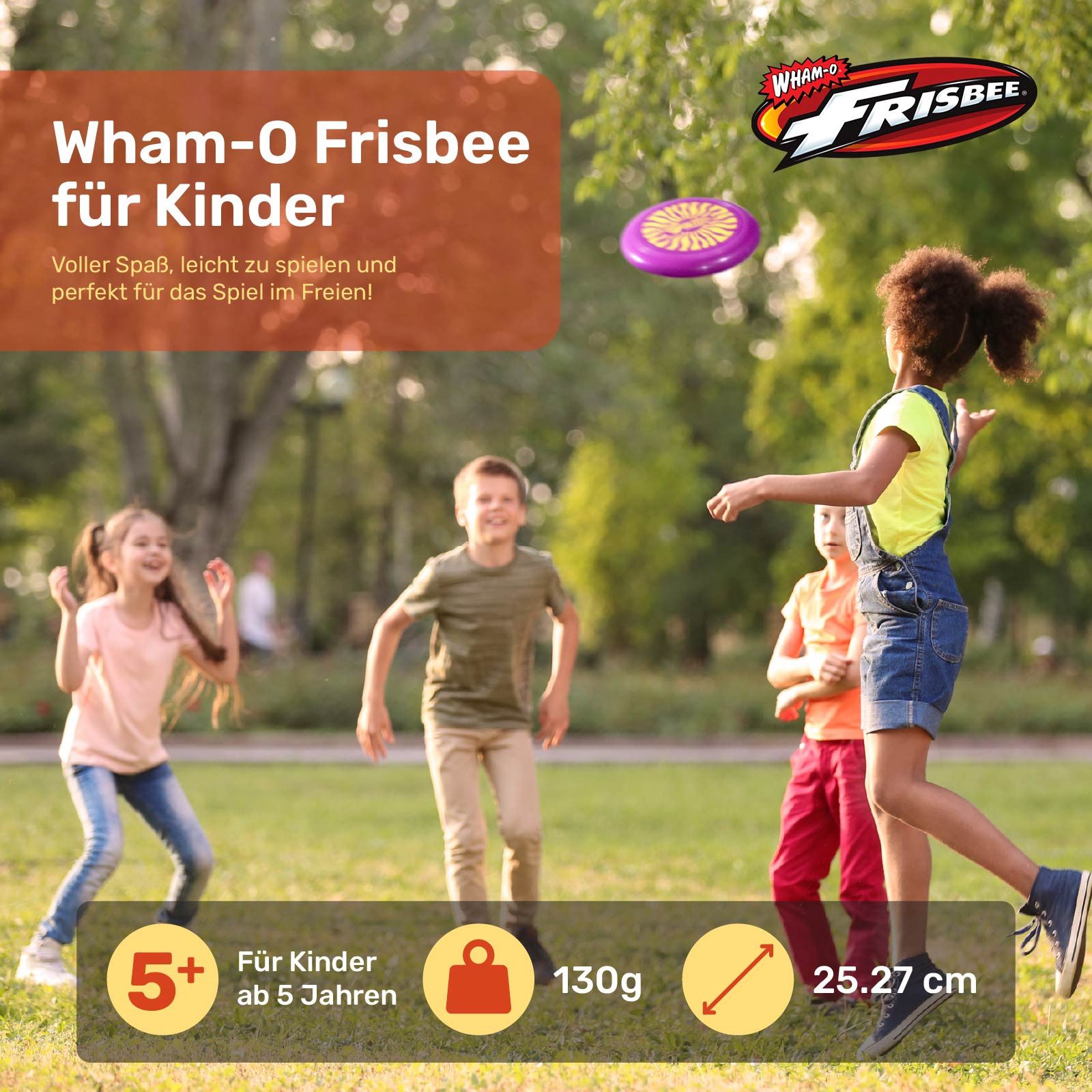 Frisbee Wurfscheibe Cool Flyer, 25 cm, 130g (3-St)