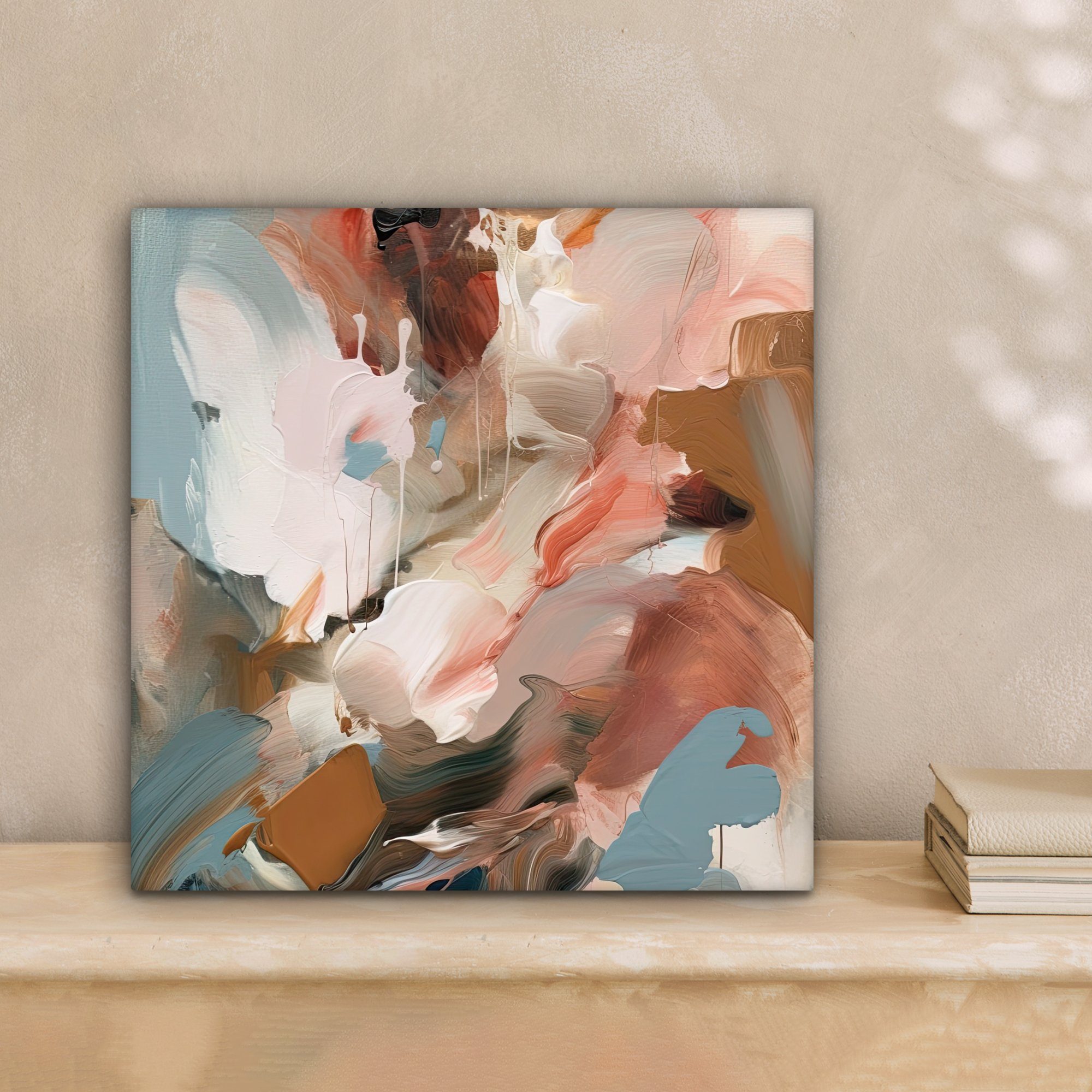 OneMillionCanvasses® Leinwandbild Farbe - Farben - Abstrakt - Kunst, Fotodr günstig online kaufen