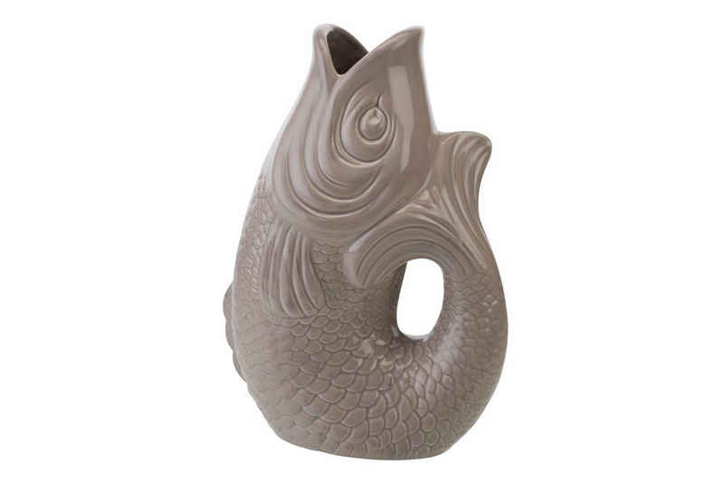 Giftcompany Dekovase Monsieur Carafon Vase / Karaffe Fisch S sandstone 1,2l (Vase / Karaffe)