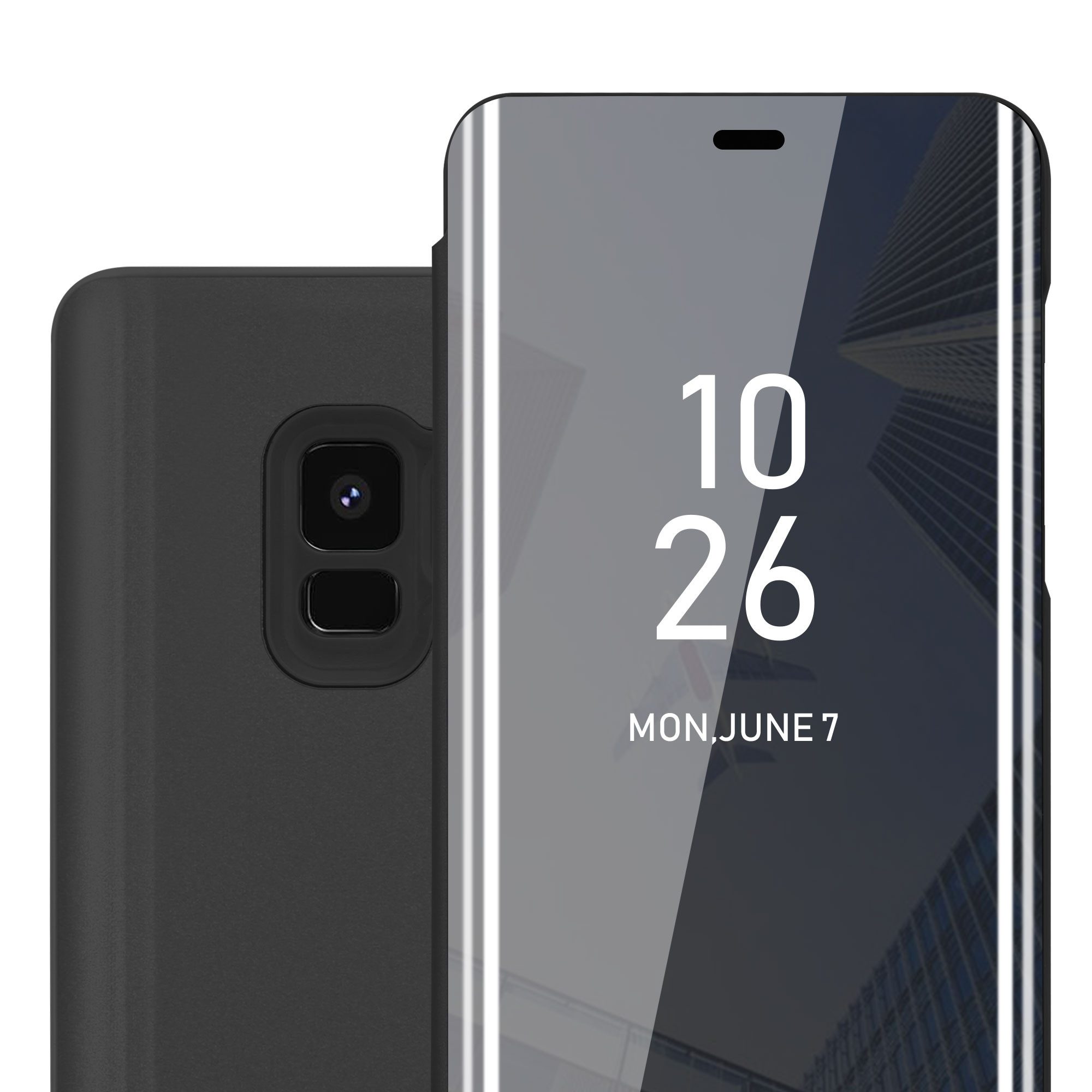 Cadorabo Handyhülle für Samsung Galaxy S9 Hülle Samsung Galaxy S9, Klappbare Handy Schutzhülle - Hülle - mit Standfunktion und Kartenfach