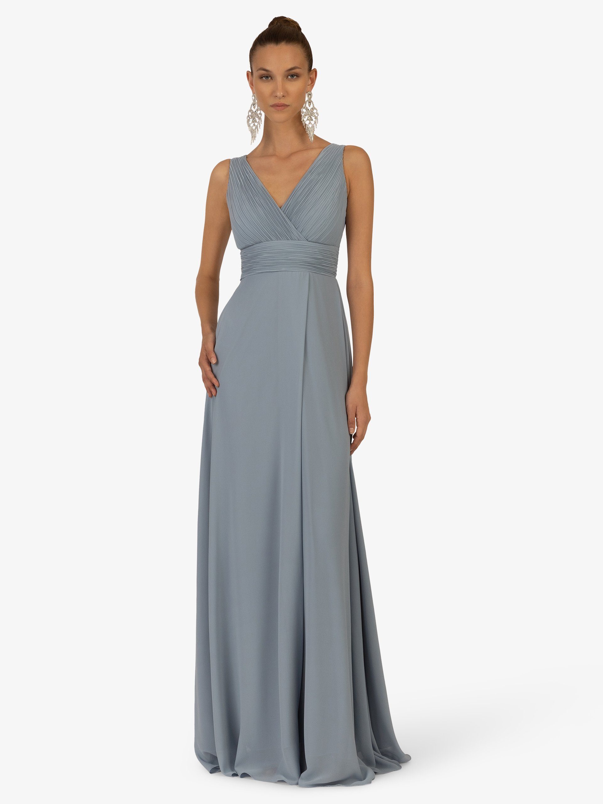 Kraimod Abendkleid mit V-ausschnitt vorne und günstig online kaufen