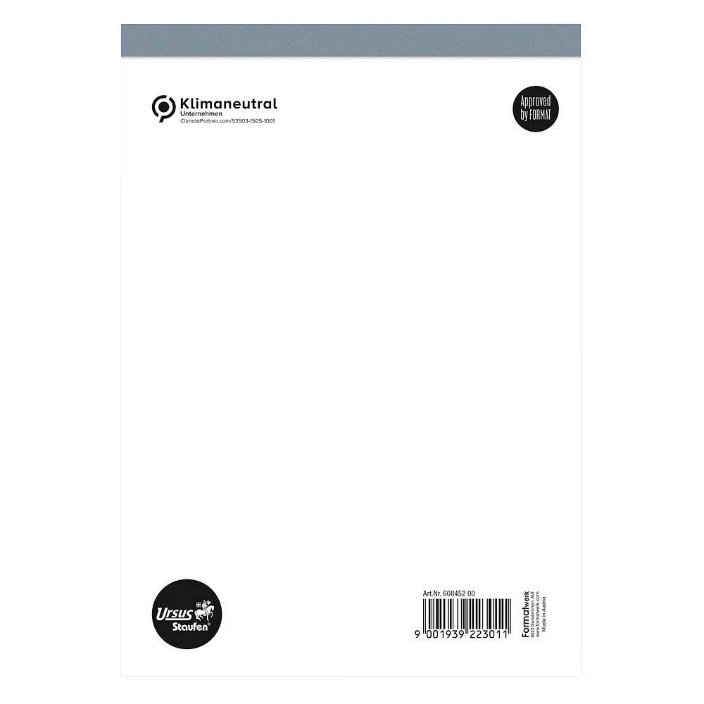 Notizblock Staufen® 60845200 10er Notizblöcke DIN A5 blanko