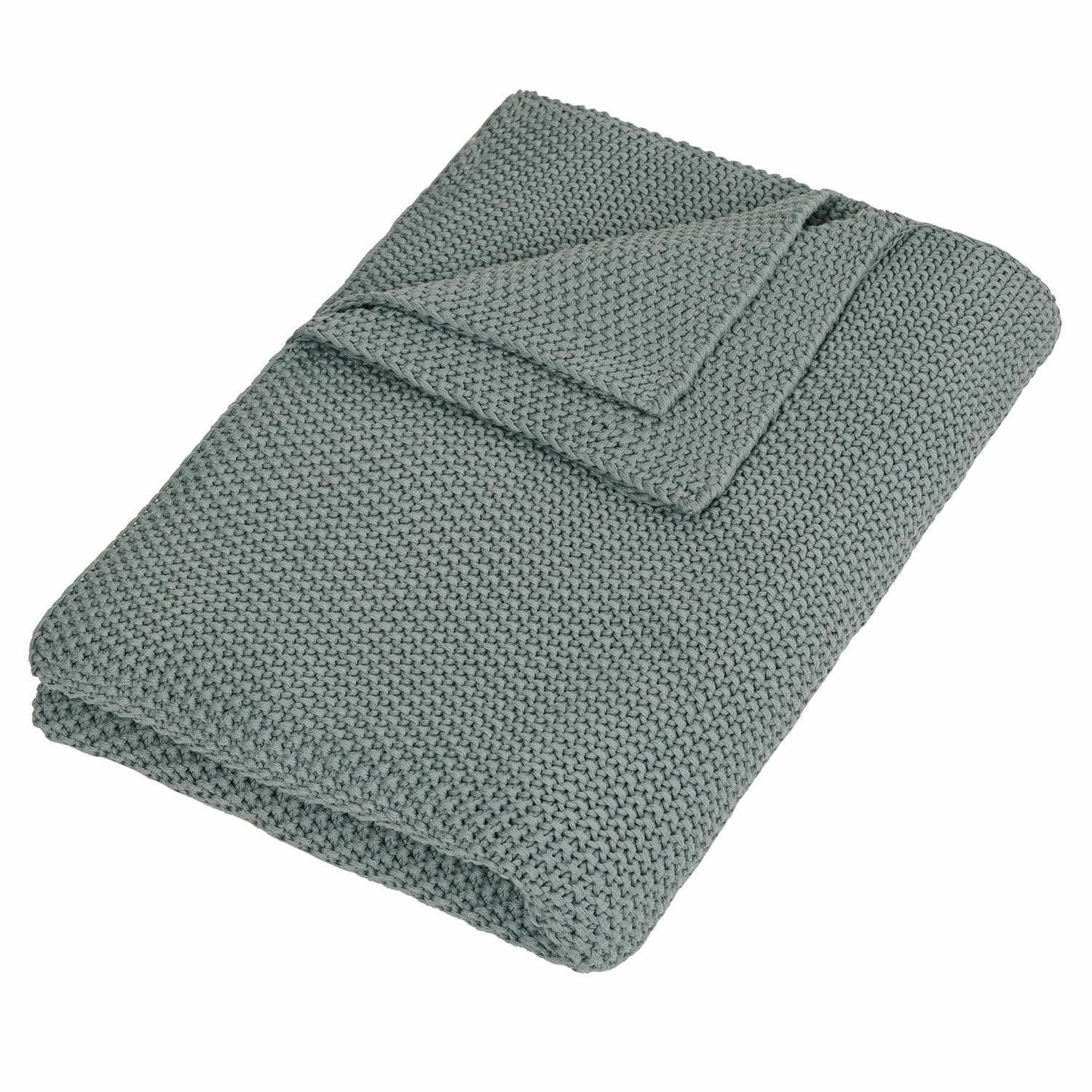 Tagesdecke Plaid Ancy blau