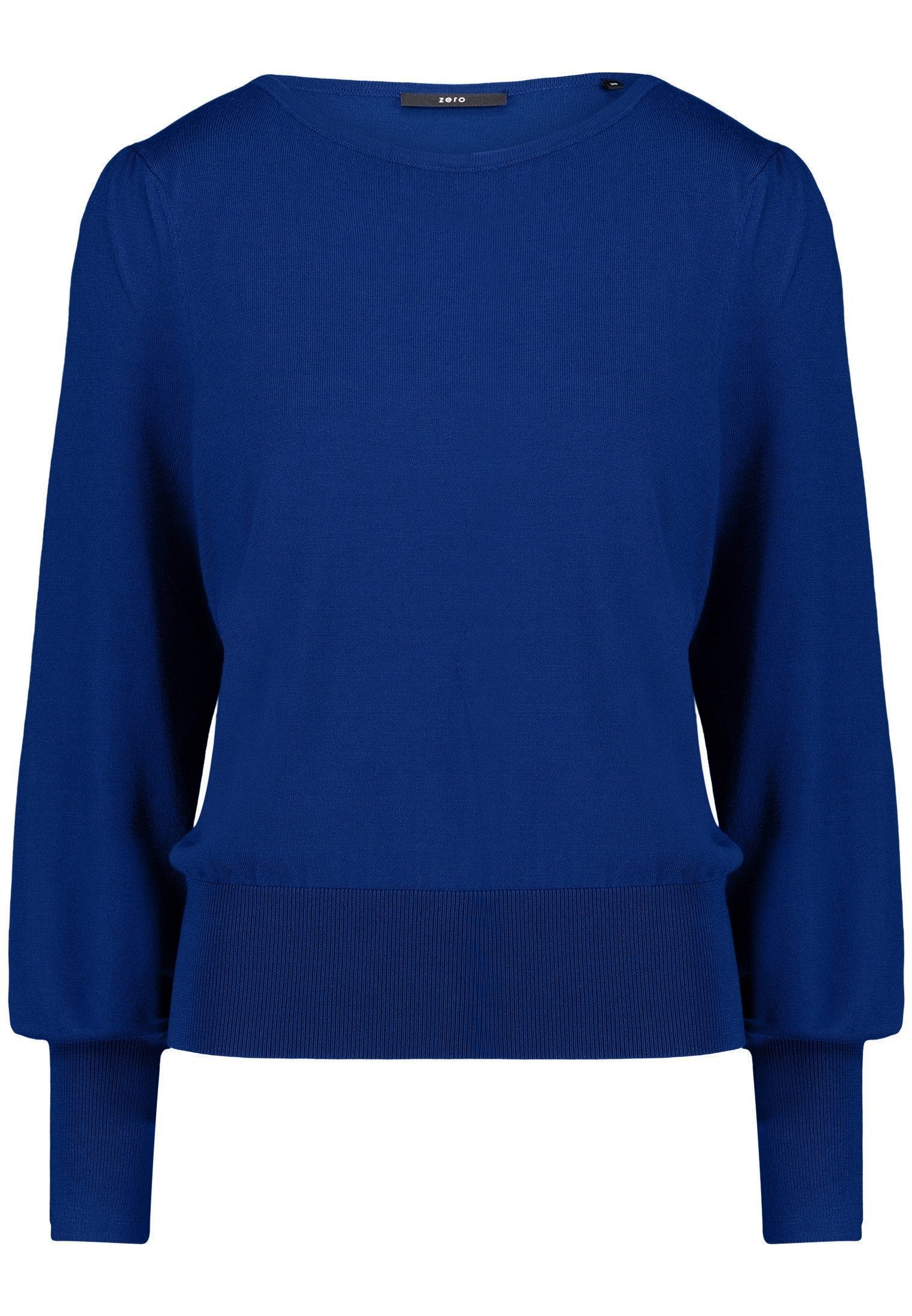 Zero Strickpullover Damen langarm (1-tlg) Struktur