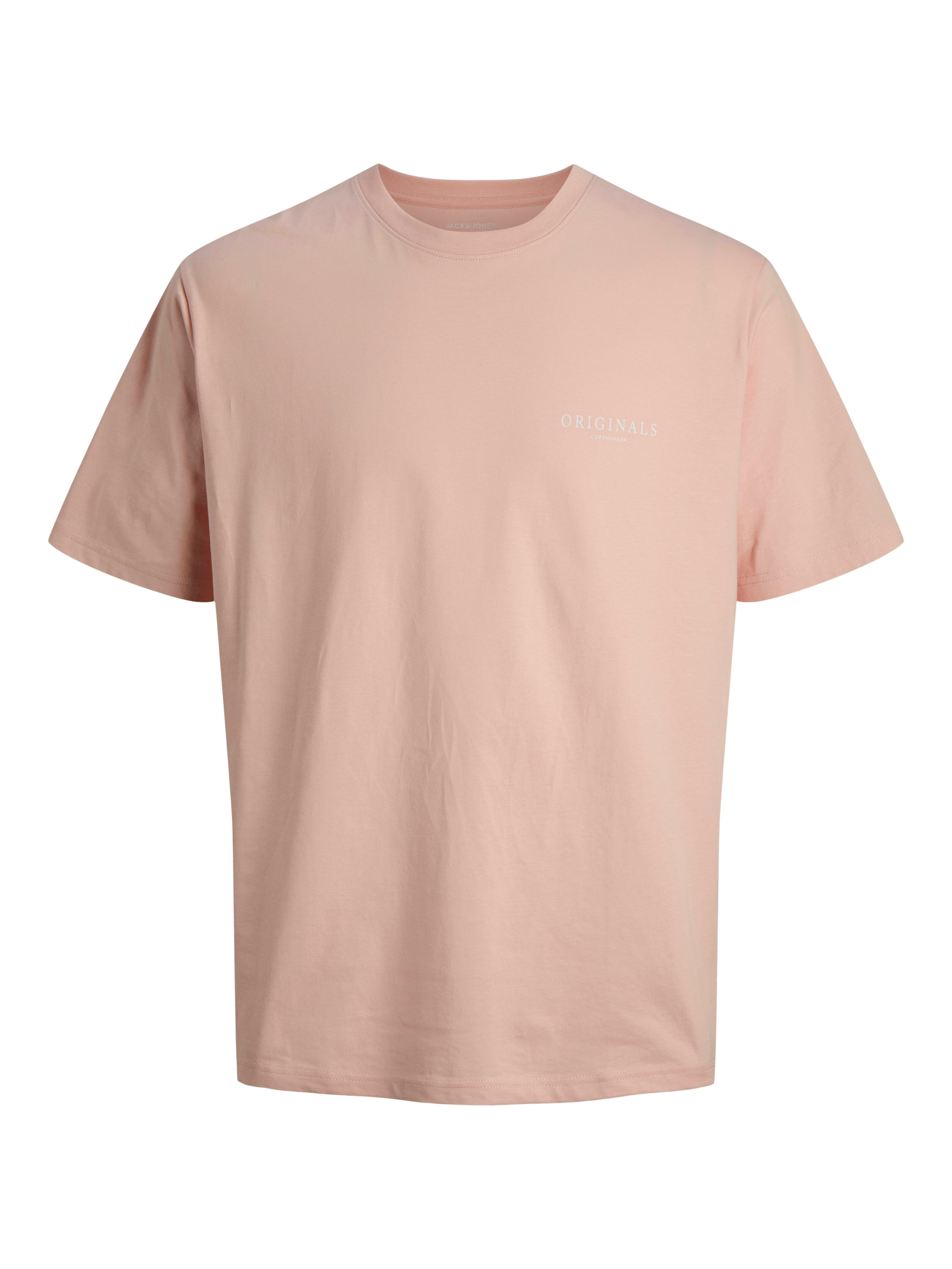 Kurzarmshirt JORMONTAUK AOP BACK TEE SS CREW NECK