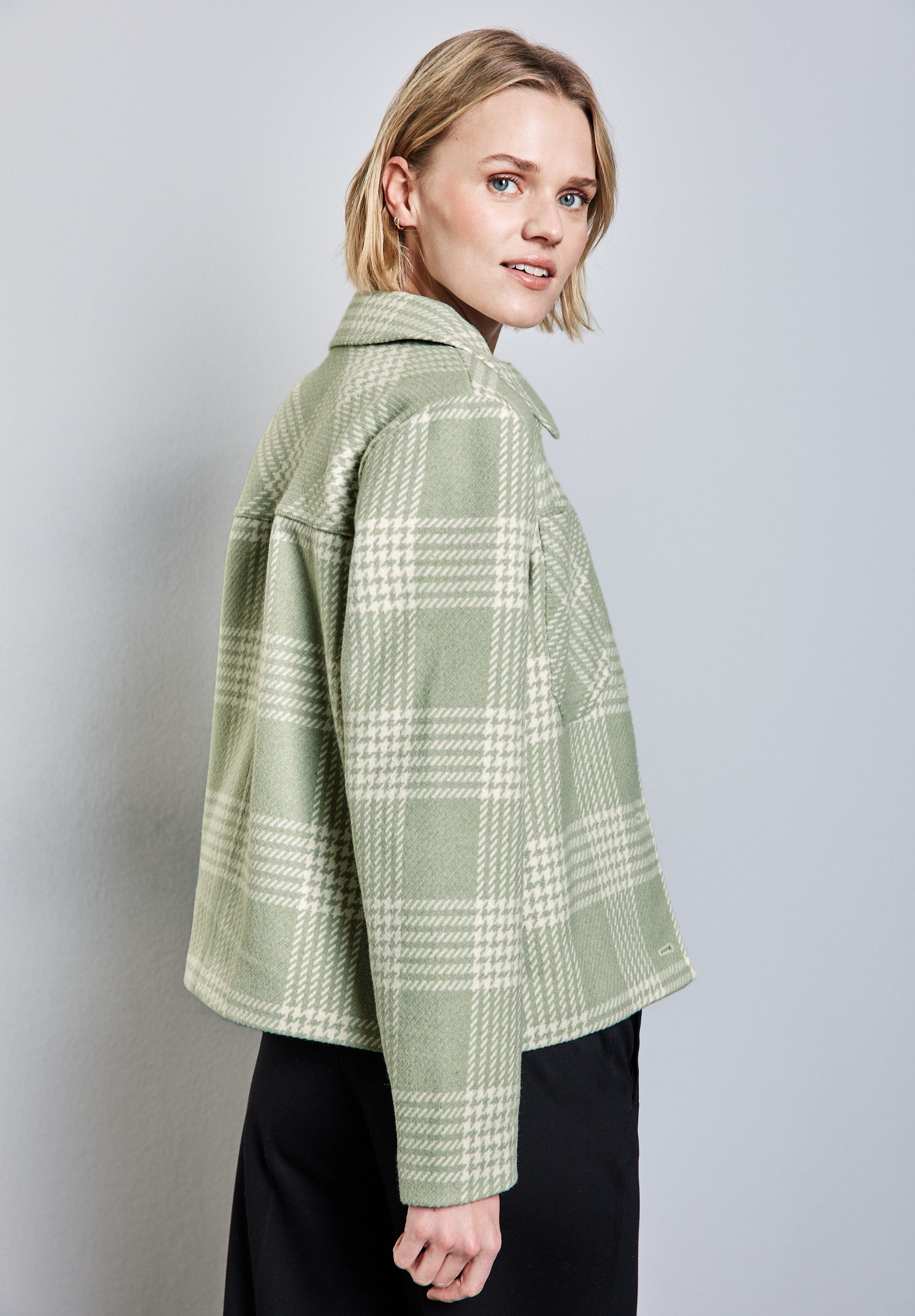 STREET ONE Jackenblazer mit Karo Muster günstig online kaufen