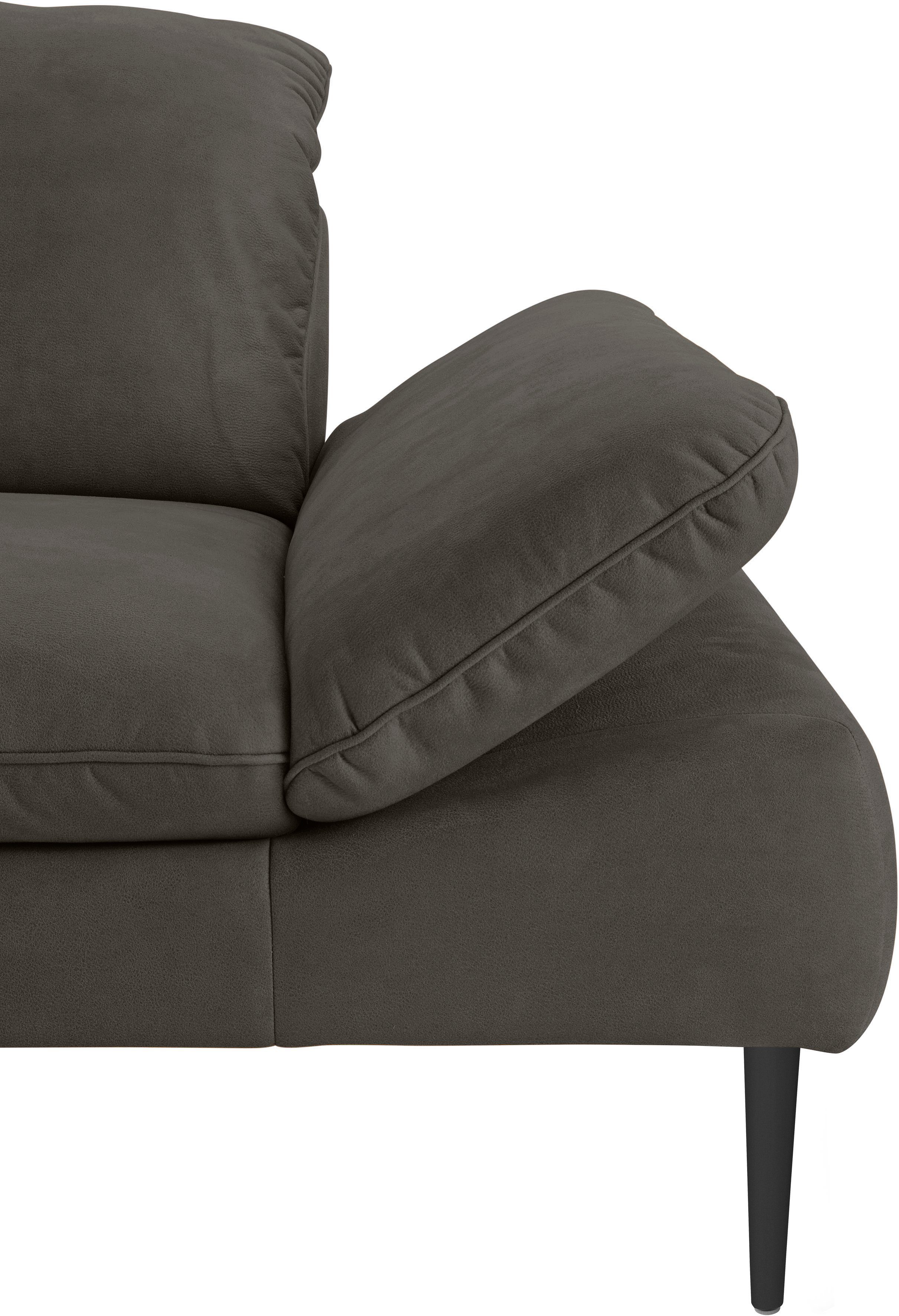 W.SCHILLIG 2,5-Sitzer enjoy&MORE, Sitztiefenverstellung, Füße 232 cm schwarz Breite pulverbeschichtet