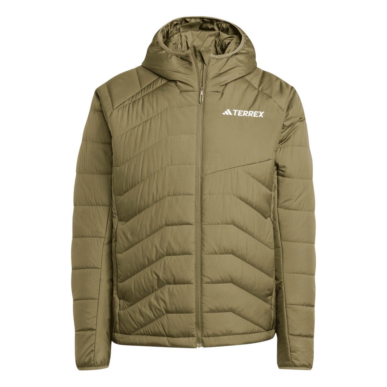 adidas Performance Funktionsjacke Isolationsjacke Terrex Multi Synthetic Hooded (Wanderjacke) olivegrün