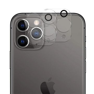CoolGadget Schutzfolie Kameraschutz Glas für Apple iPhone 11 Pro, (Spar-Set 2in1, Staubgeschützt/Staubsicher), Schutzglas für Kamera-Linsen Panzerfolie für iPhone 11 Pro Folie