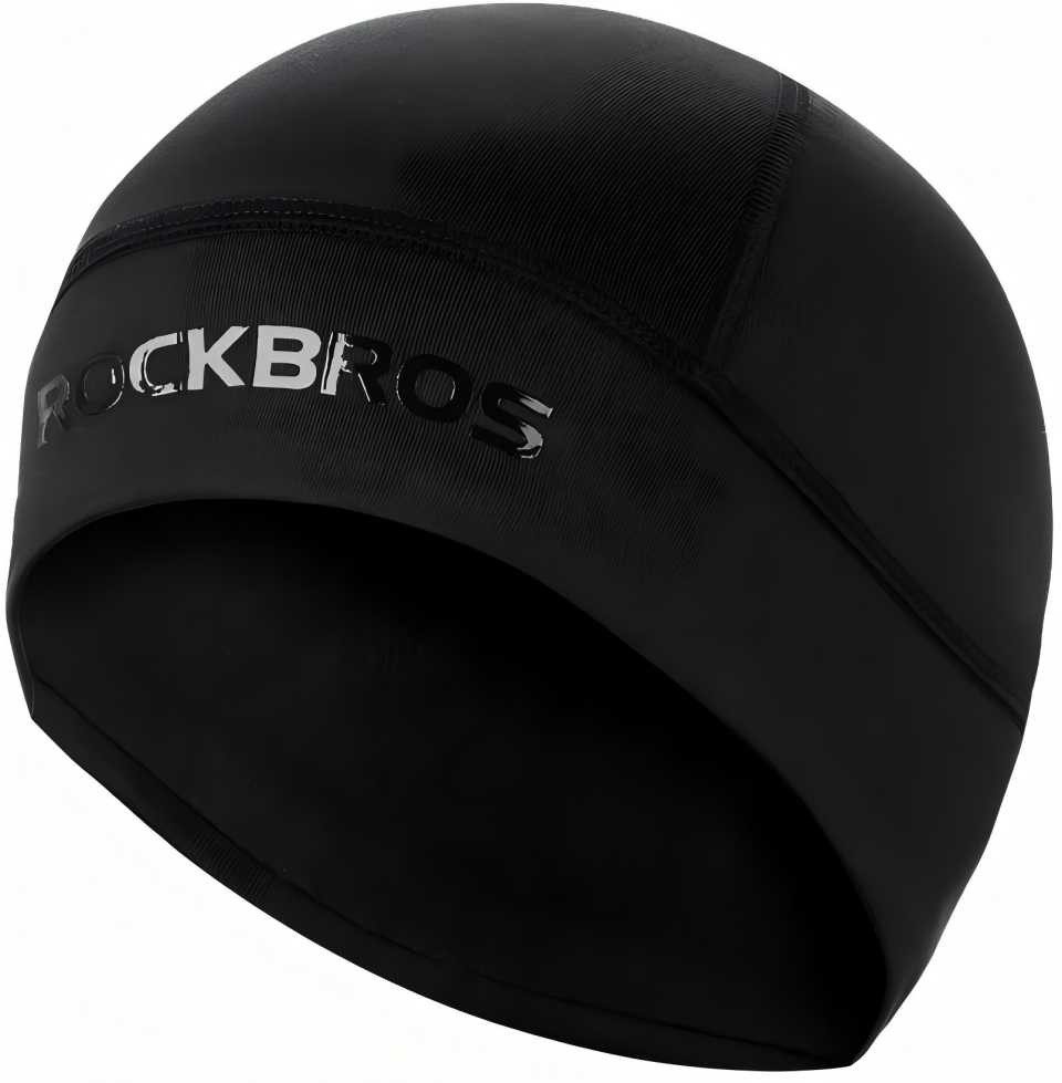 ROCKBROS Unterhelmmütze Fahrrad Mütze Helm Unterziehmütze (für Radfahren Skifahren Laufen Herren/Damen, 53-61) Fahrradkappe Warm Winddichte Wintermütze Bike Cap