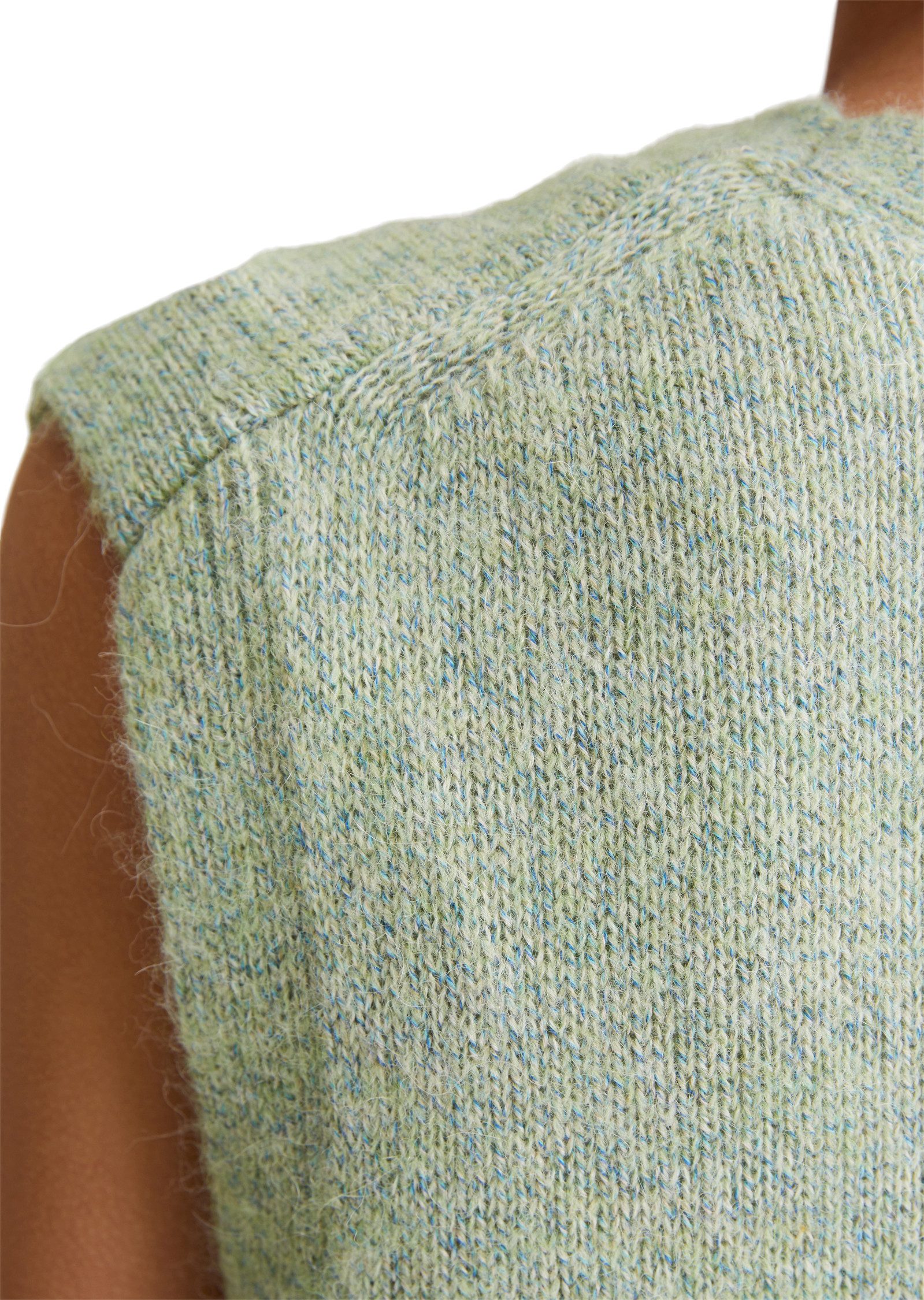 Marc O'Polo DENIM Strickweste aus Baumwoll-Multicolor-Garn – Bild 4 von 5
