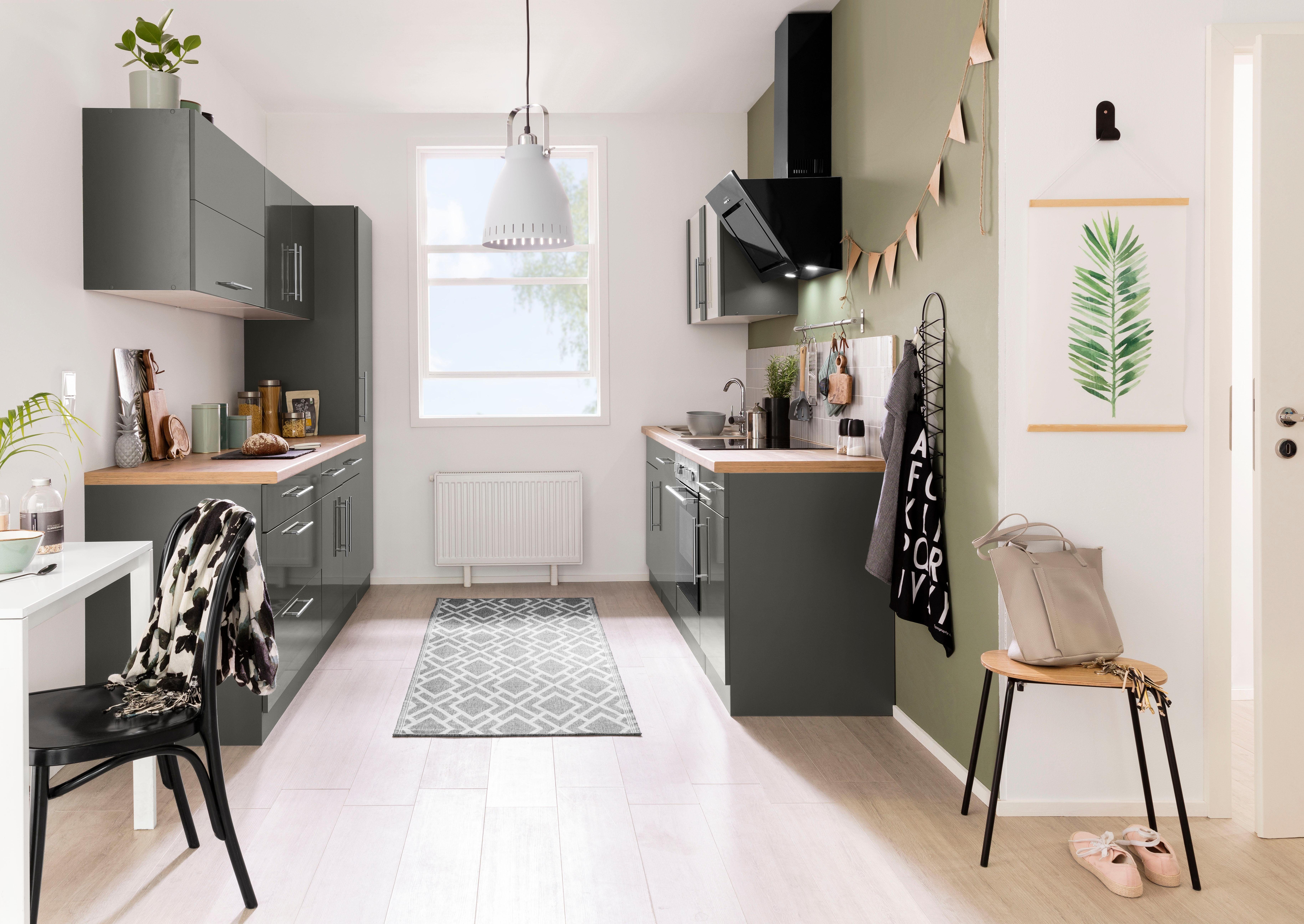 wiho Küchen Arbeitsplatte "Flexi 38", von drei Seiten ummantelt, 38 mm stark