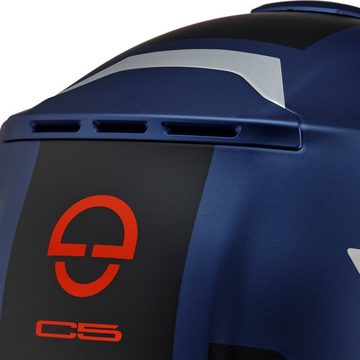 Schuberth Motorradhelm Schuberth C5 Klapphelm Eclipse Blue XXL