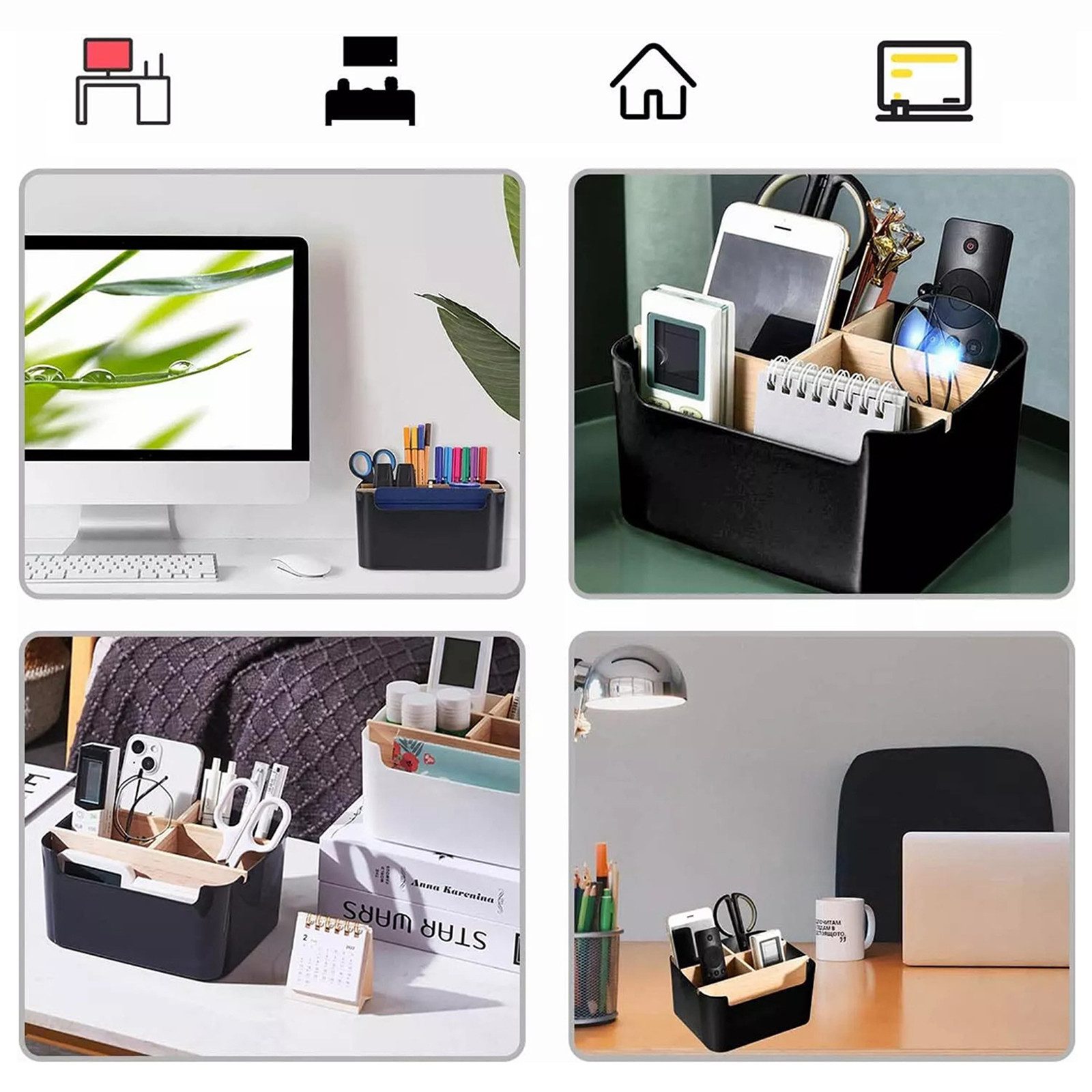 REDOM Organizer multifunktionale Aufbewahrungsbox mit 5 Fach Einteilung (18 günstig online kaufen