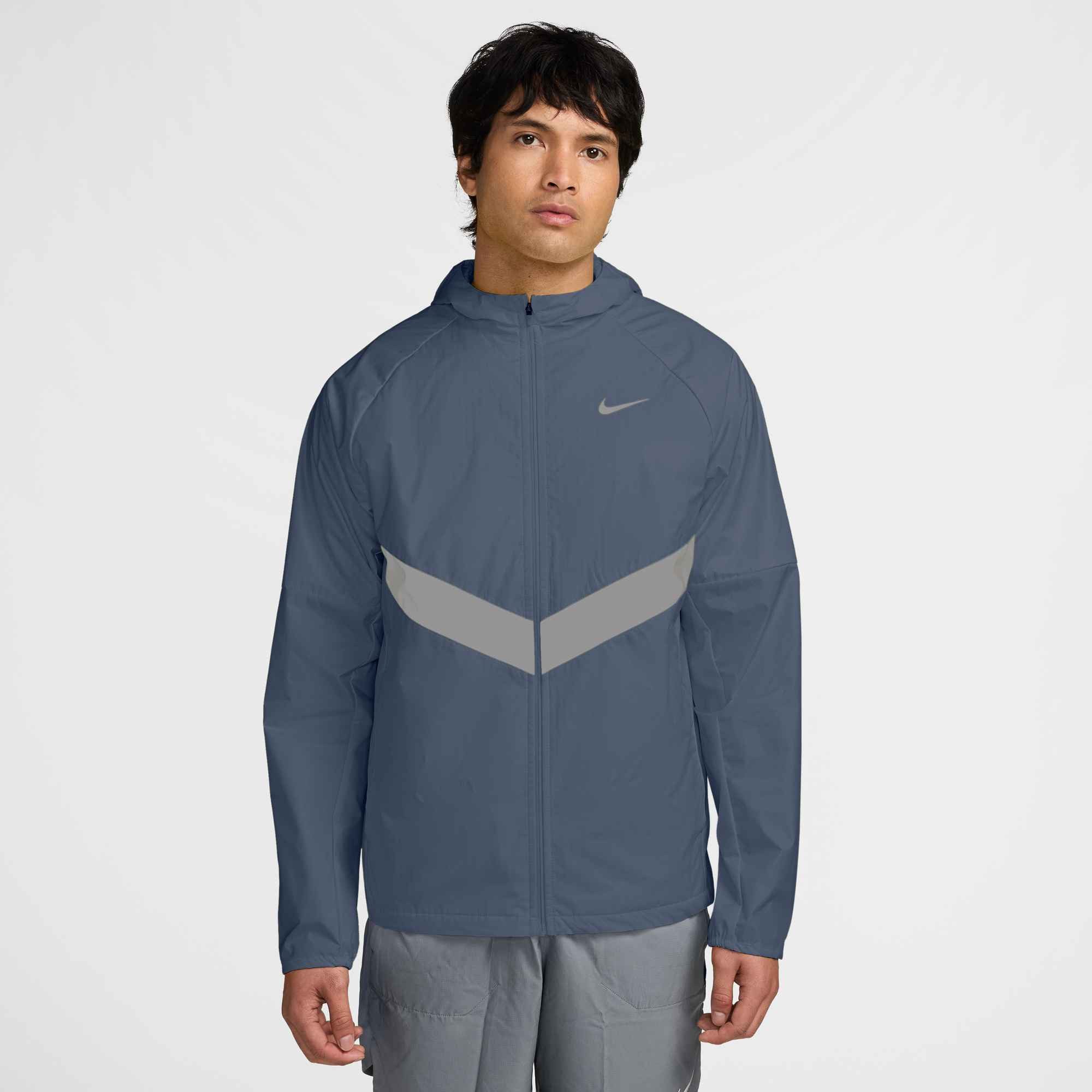 Nike Laufjacke M NK TF RPL MILER WNT JKT mit Reißverschluss, wasserabweisend, windabweisend, atmungsaktiv
