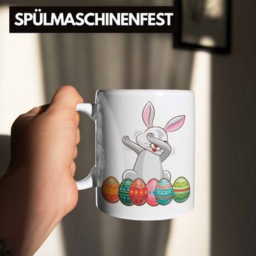 Trendation Tasse Trendation - Tasse Ostern Ostergeschenke Kinder Jugendliche Geschenke Lustige Grafik Osterhase Dab