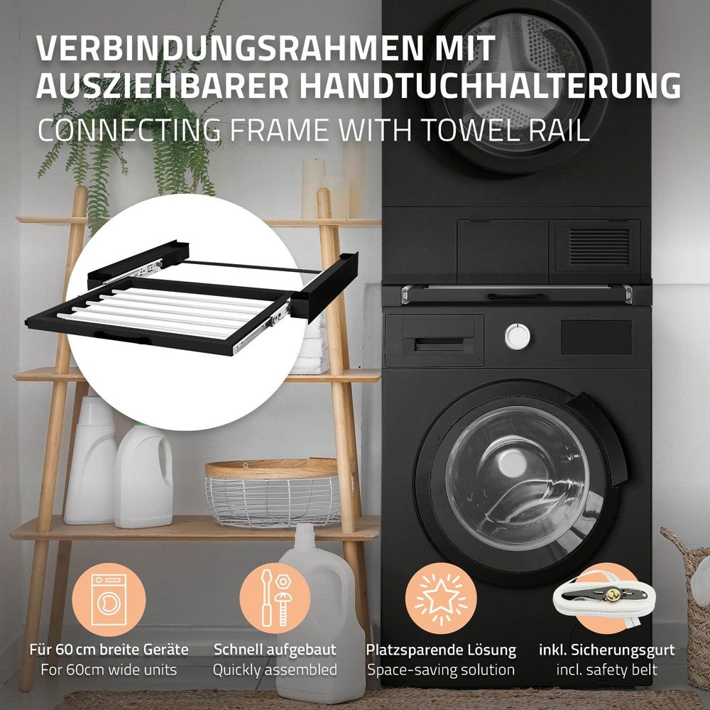 ML-DESIGN Zwischenbaurahmen Waschmaschinenzubehör Stapelrahmen Verbindungra günstig online kaufen