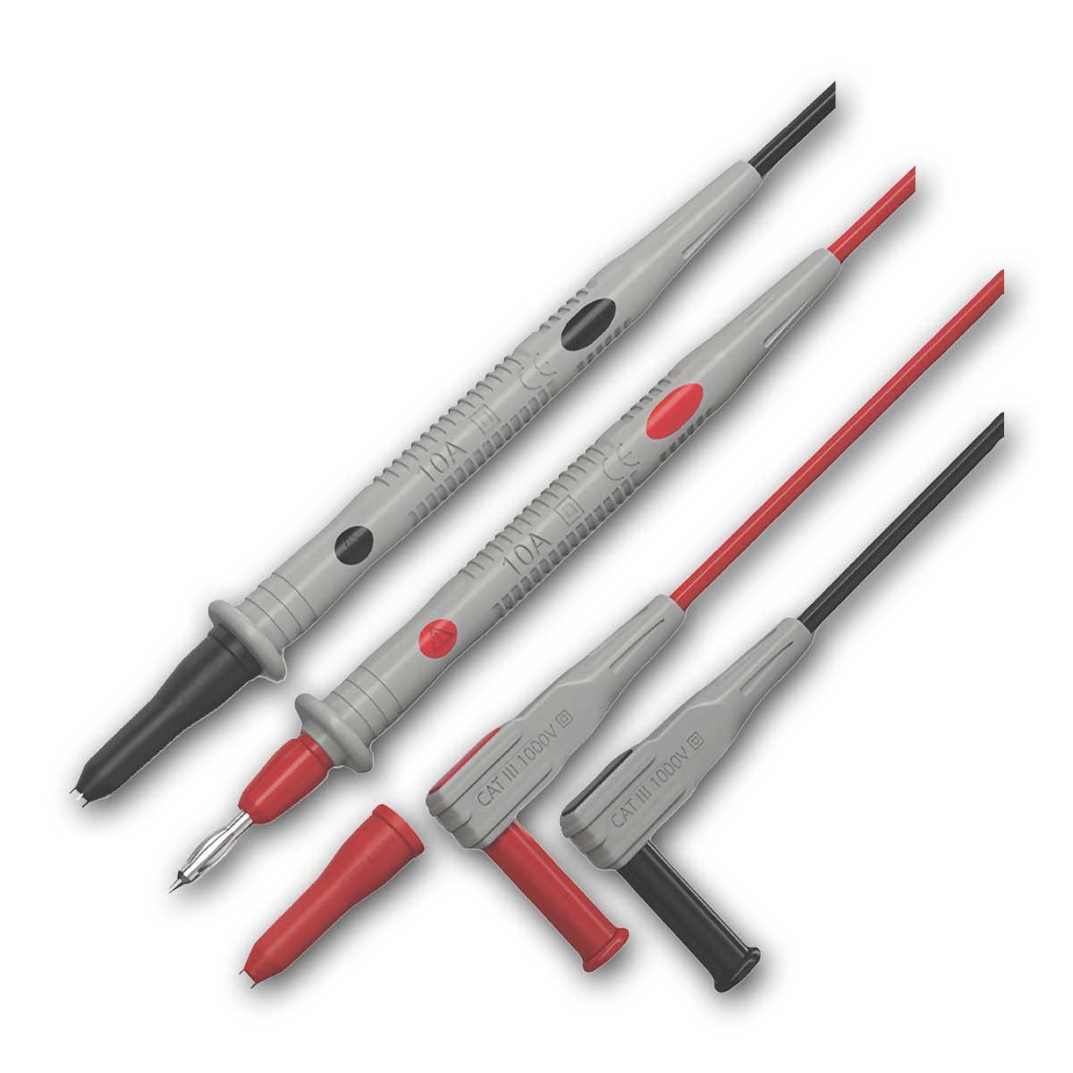 McPower Spannungsprüfer Messkabel-Satz PREMIUM 1m schwarz/rot