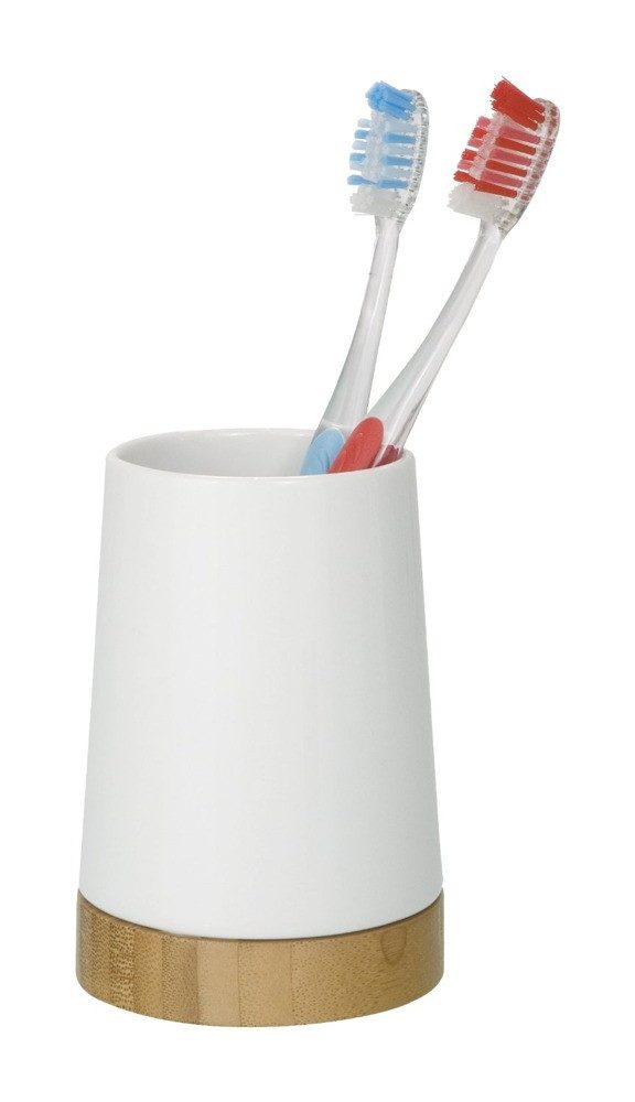 WENKO Zahnputzbecher WENKO Zahnputzbecher Zahnbürstenbecher Zahnbürstenhalter, (1 St)
