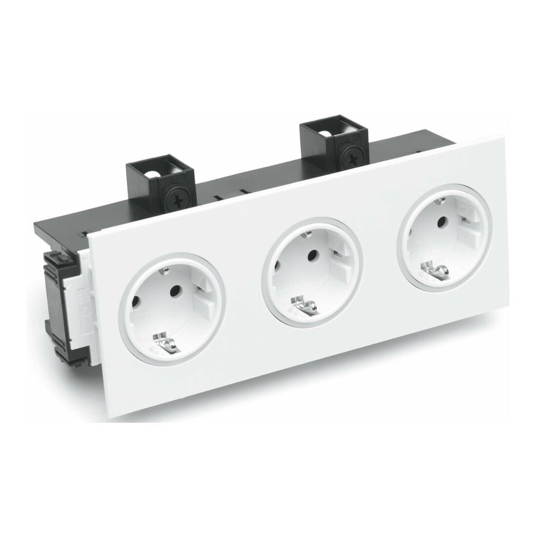 Rehau Rehau Steckdose 3-fach SIGNA IN rws BRK 3STD rws/rt Steckdosenleiste