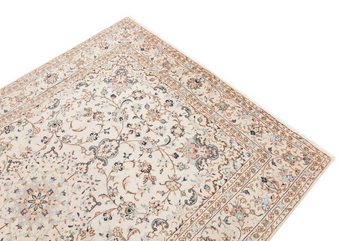 Orientteppich Yazd 198x294 Handgeknüpfter Orientteppich / Perserteppich, Nain Trading, rechteckig, Höhe: 12 mm