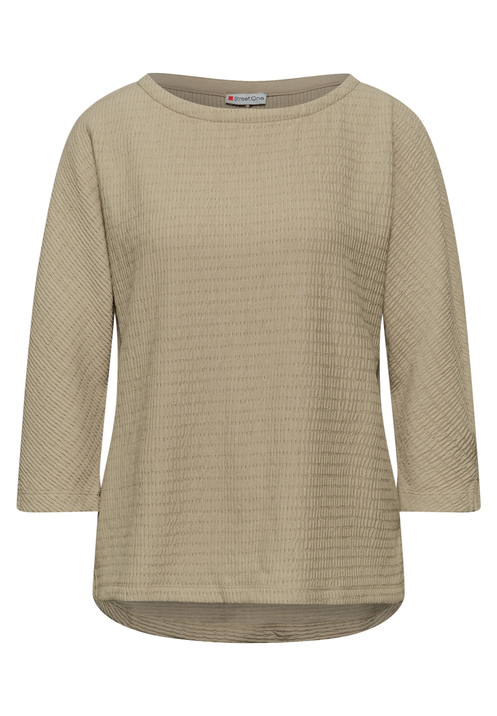 STREET ONE 3/4-Arm-Shirt aus softem Materialmix – Bild 5 von 5