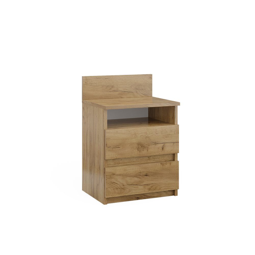 Vicco Nachtschrank Monty, Goldkraft Eiche, 39.6 günstig online kaufen