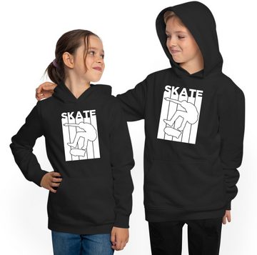 MyDesign24 Hoodie Kinder Kapuzen Sweatshirt - Skater Hoodie Kapuzensweater mit Aufdruck, i512
