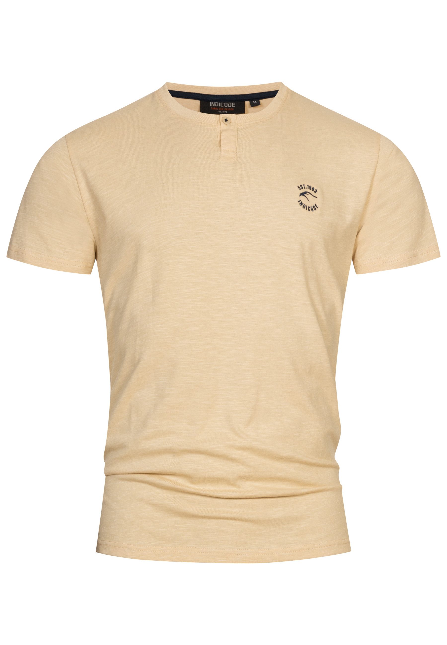 Indicode T-Shirt Herren INAnsel Shirt Tee Herrenshirt 100% Baumwolle günstig online kaufen
