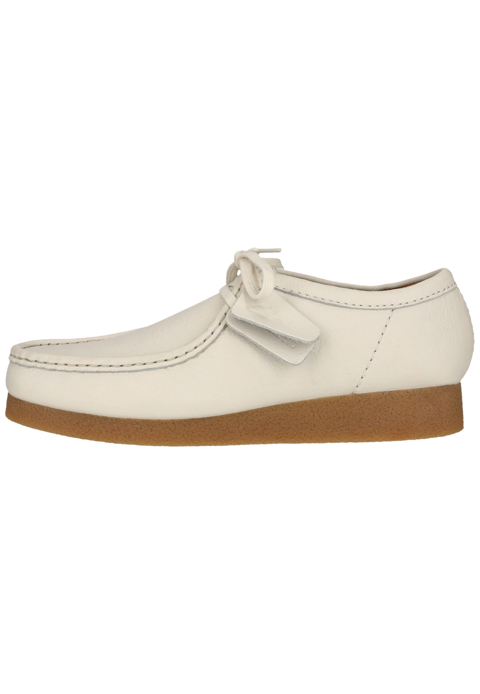 Clarks Wallabee EVO Schnürschuh mit Kieselkrepp-Effekt