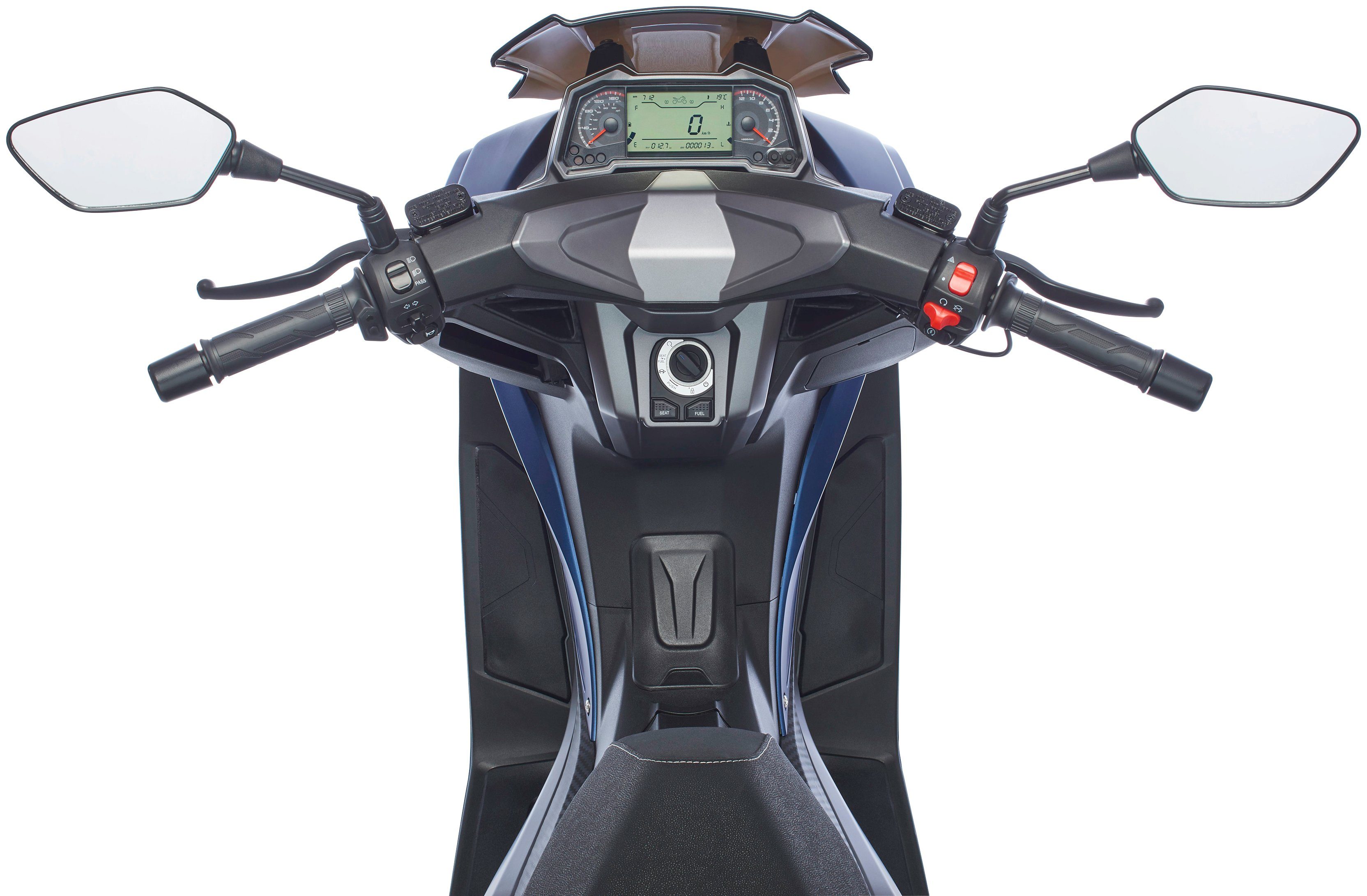 Luxxon Motorrad Silvermax, blau 5 km/h, Euro ccm, 278,2 120