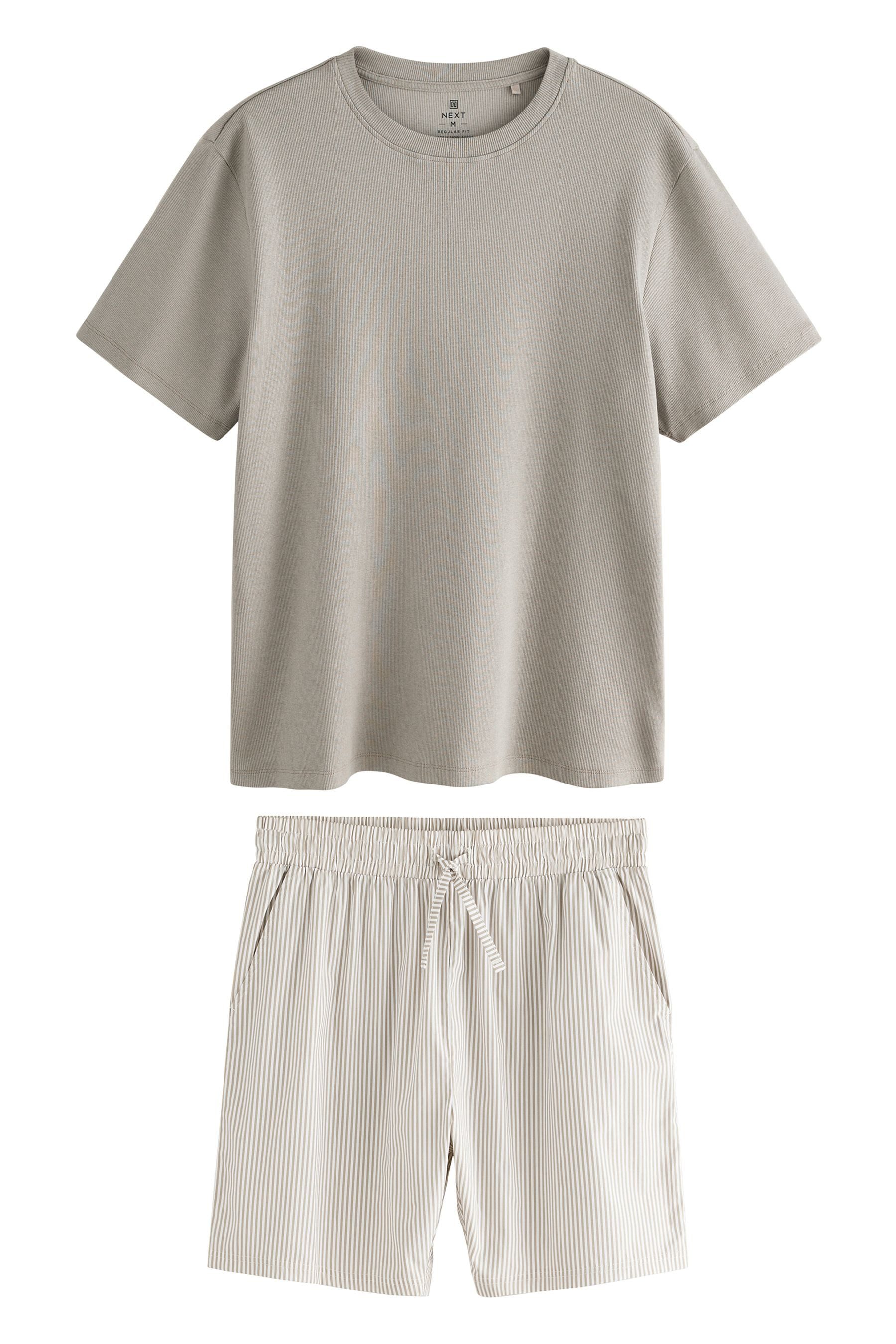 Next Pyjama T-Shirt und Shorts aus günstig online kaufen