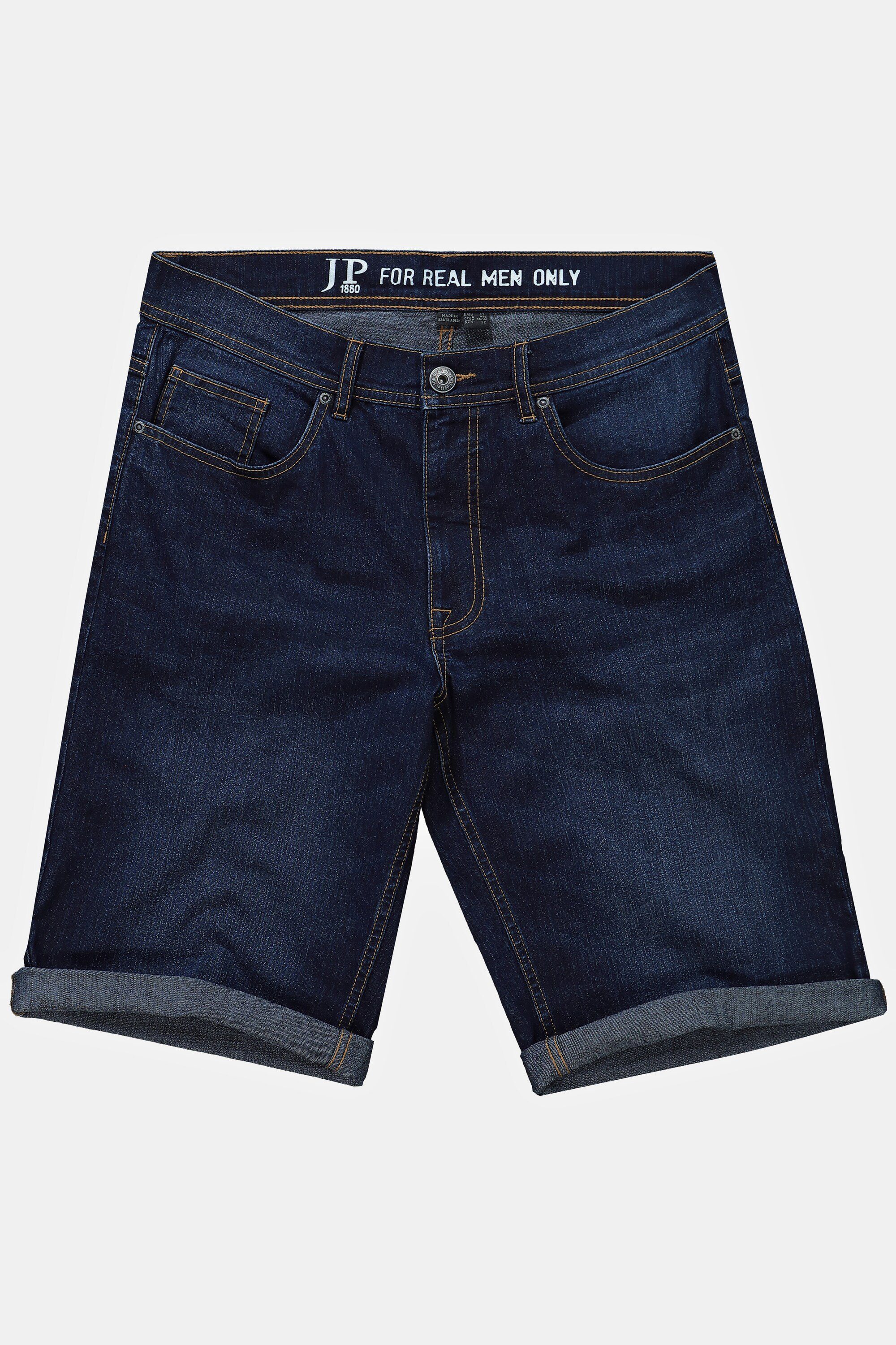 Jeansbermudas Denim Fit JP1880 5-Pocket Regular dark Stretch denim blue Bermuda