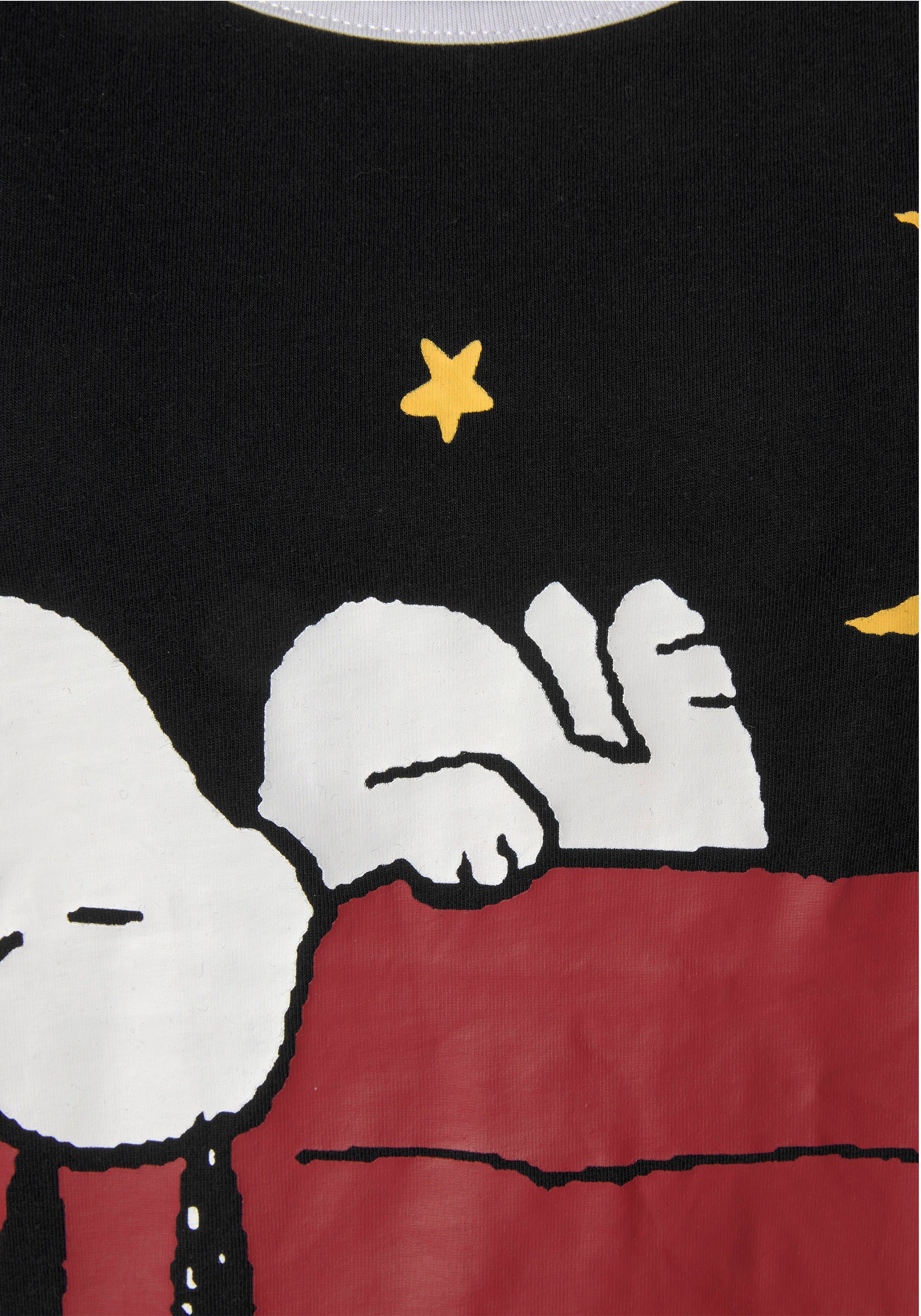 PEANUTS Nachthemd Druckmotiv Snoopy mit