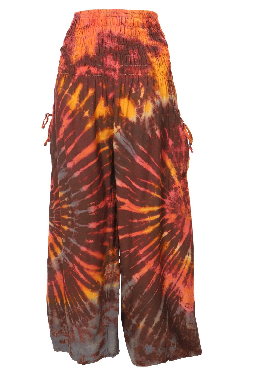 Guru-Shop Relaxhose Farbenfrohe Batikhose, Boho Palazzohose, weite.. altern günstig online kaufen