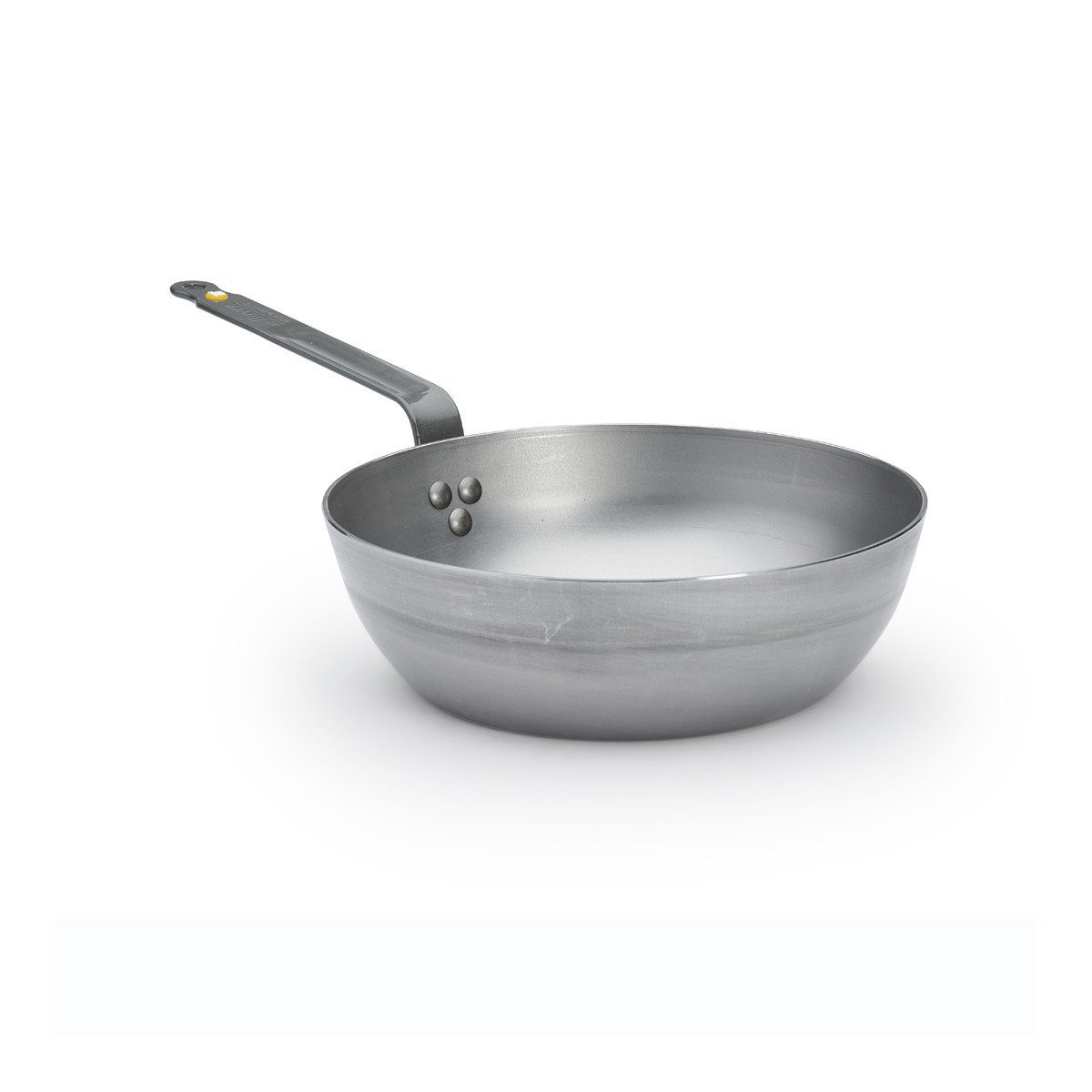 de Buyer Bratpfanne Mineral B, tiefe Bauernpfanne 28 cm - Eisen mit Bienenwachsbeschichtung -