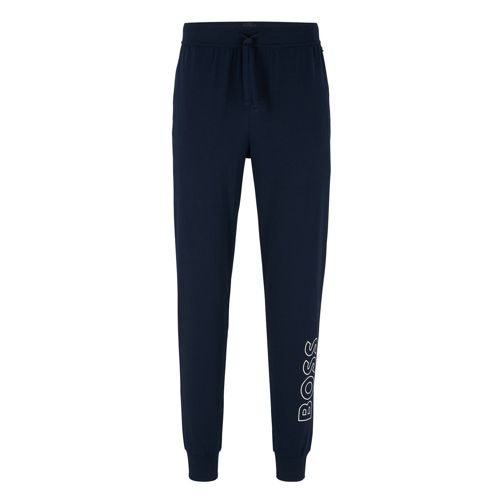 BOSS Jogginghose Identity Pants mit Outline-Logo 401 dark blue