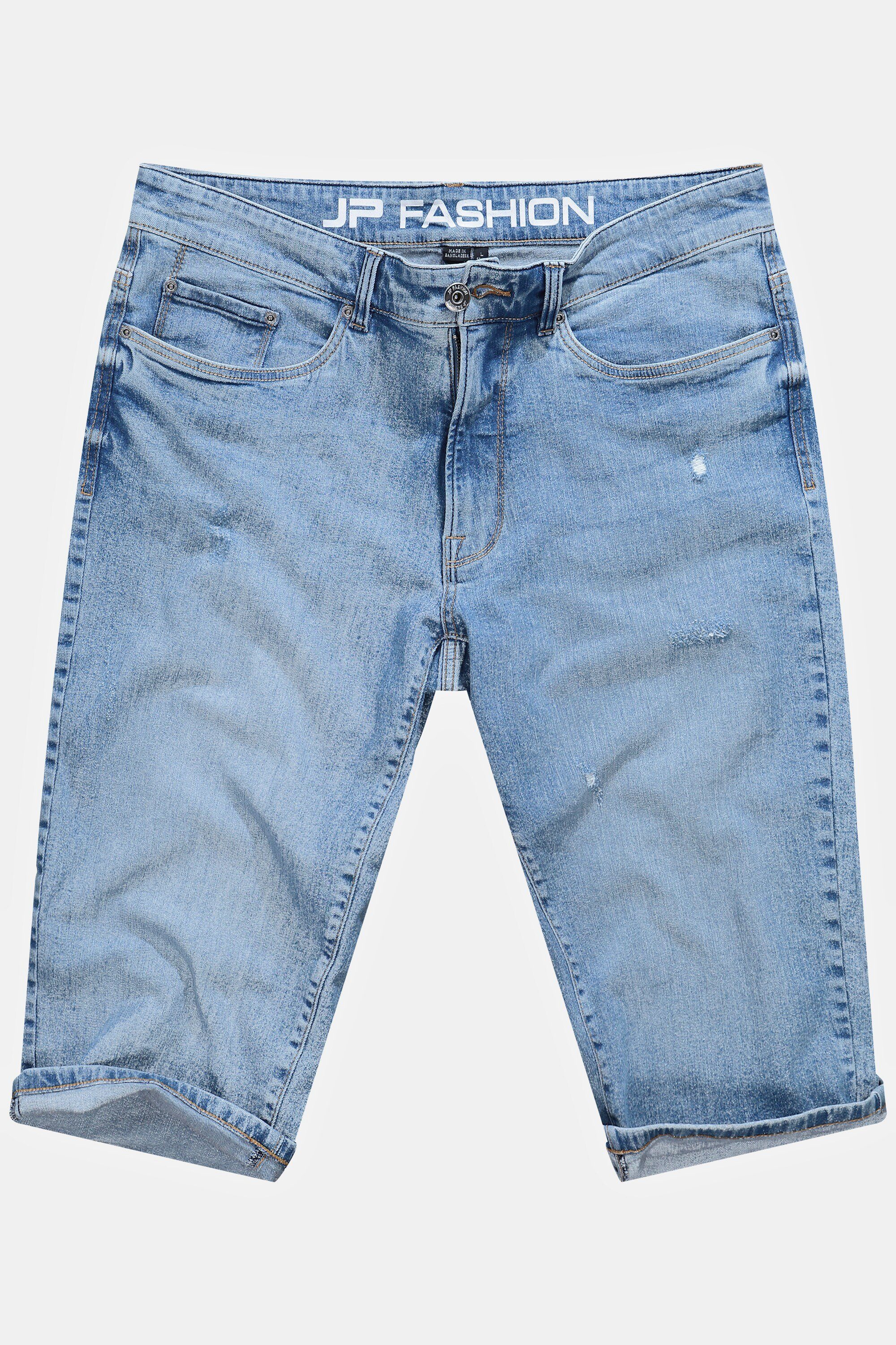 5-Pocket Powerstretch 3/4-Jeans light JP1880 Jeansbermudas blue