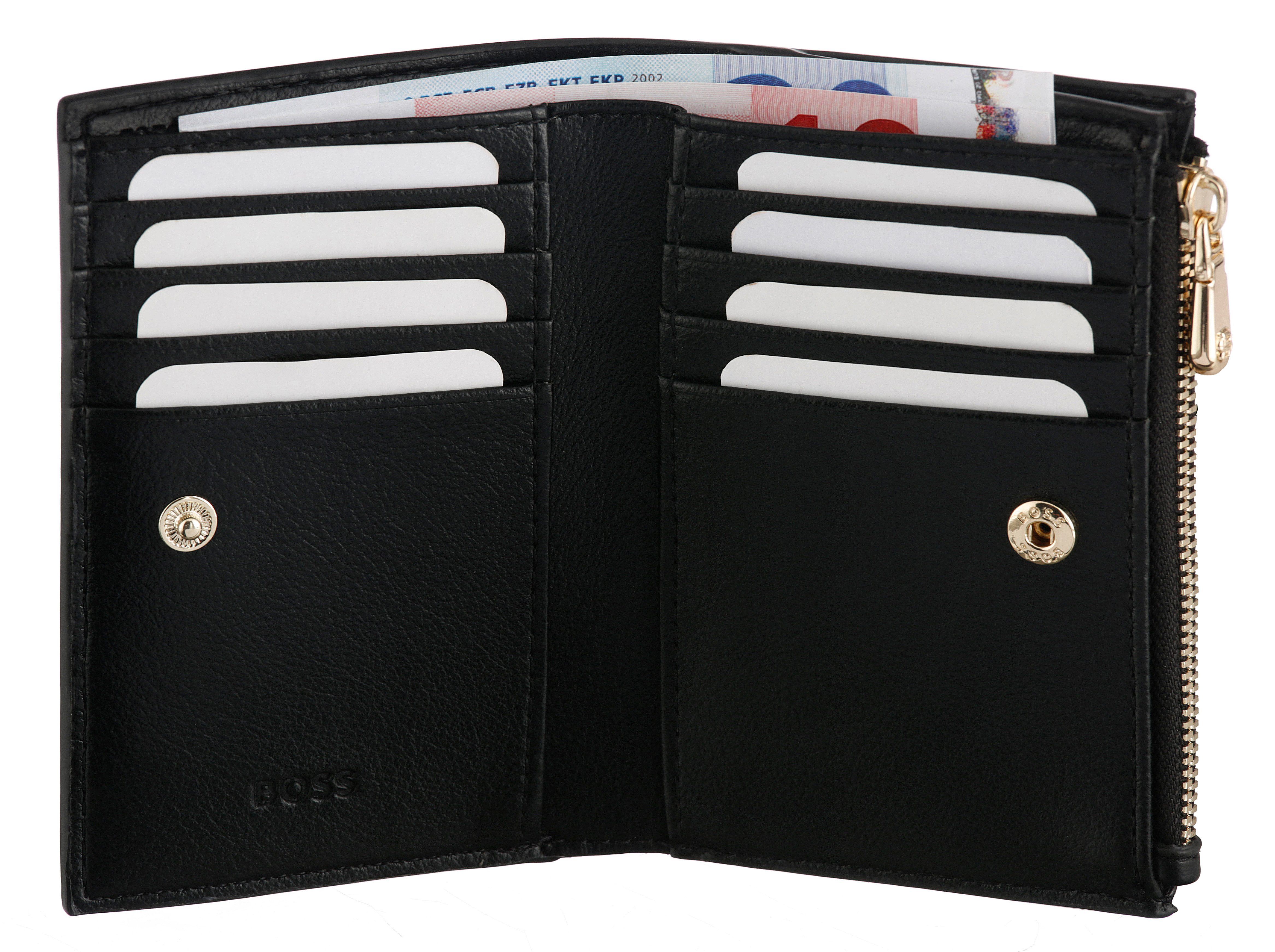 BOSS Geldbörse Sandy New SM Wallet, Geldbeutel, Money Pocket, Portemonnaie mit Logoschriftzug