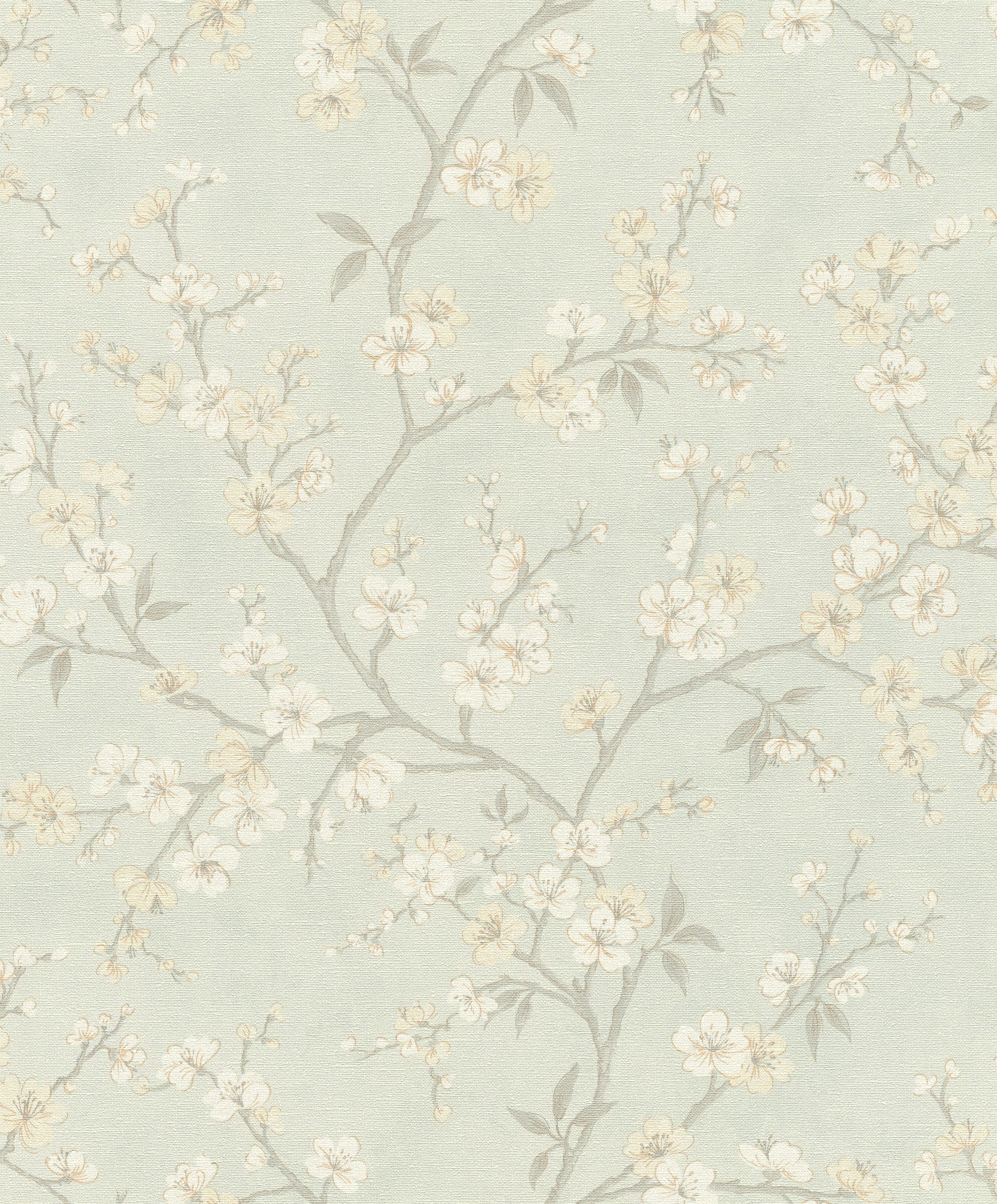 Rasch Vliestapete Vliestapete 456769 Blau-Pastellblau Muster & Motive 10,05 m x 0,53 m