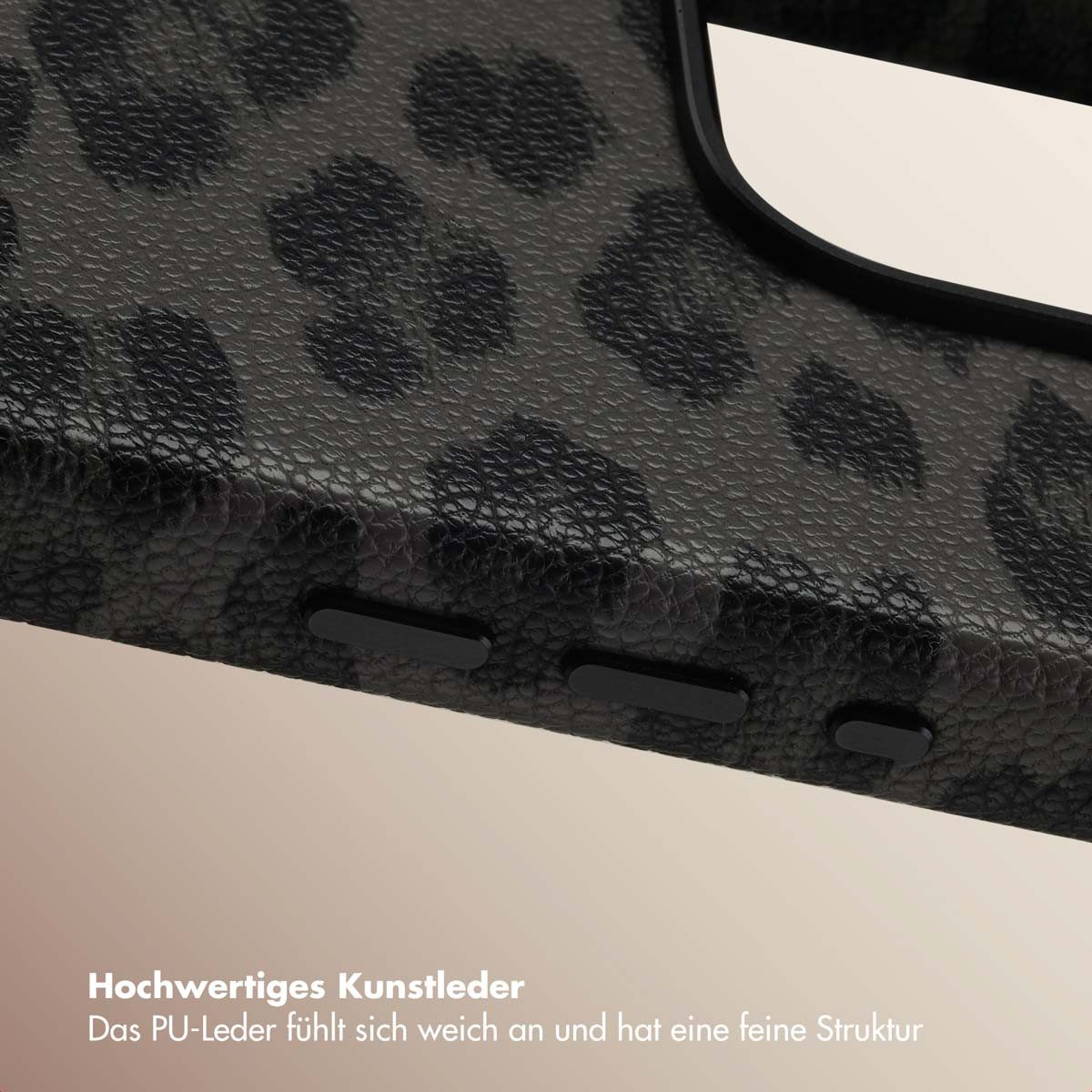 Selencia Backcover Selencia Sabi Backcover Leopardenmuster mit MagSafe Apple iPhone 16 Pr – Bild 3 von 5