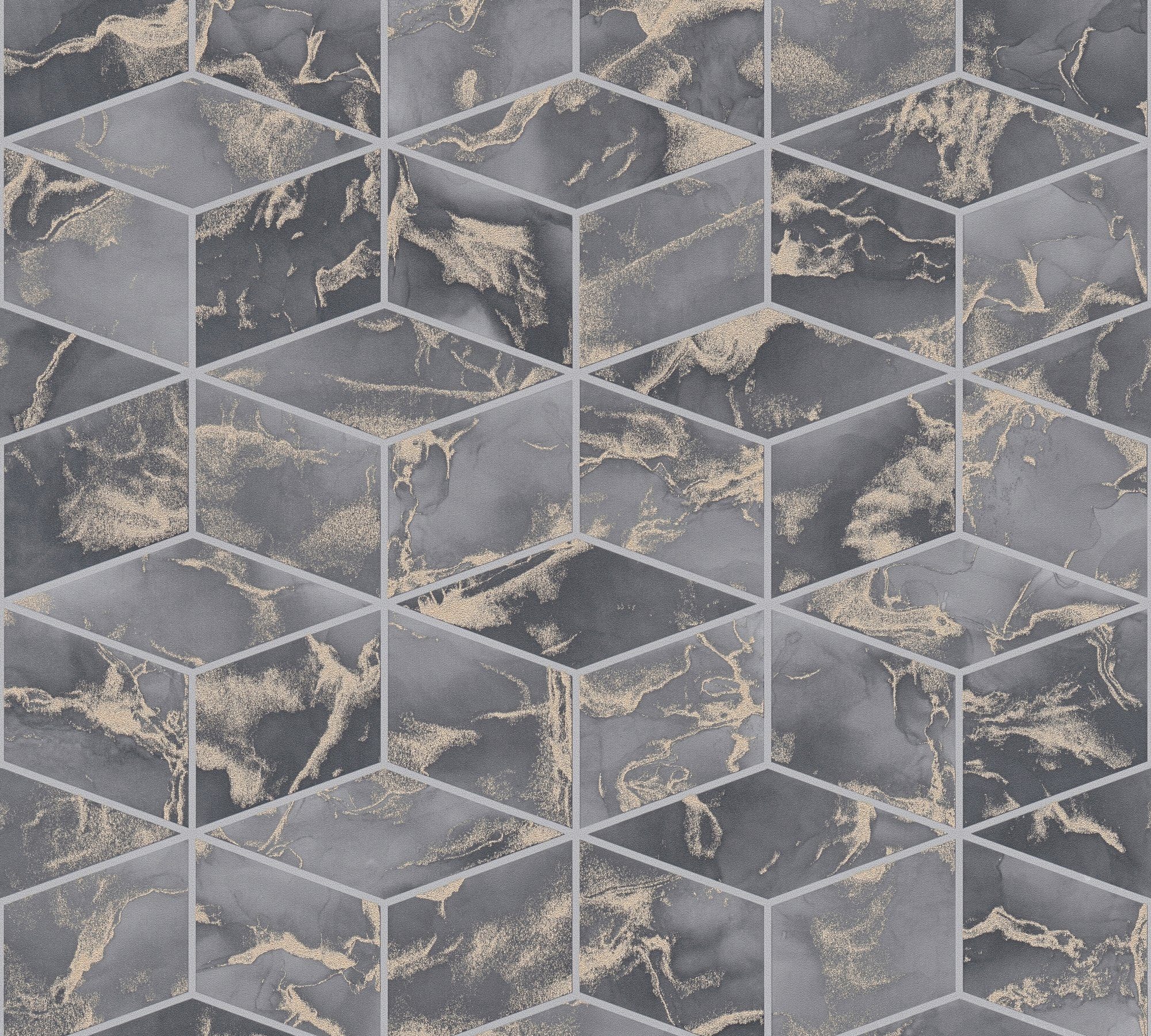 living walls Vliestapete Metropolitan Stories, Alena St. Petersburg, glatt, 3D-Optik, geometrisch, Tapete Geometrisch Tapeten Wohnzimmer Schlafzimmer Küche Design Optik