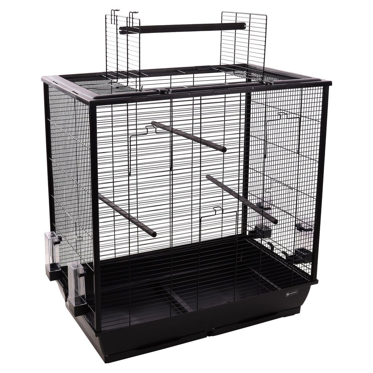 Vogelkäfig Sittichkäfig Gru schwarz