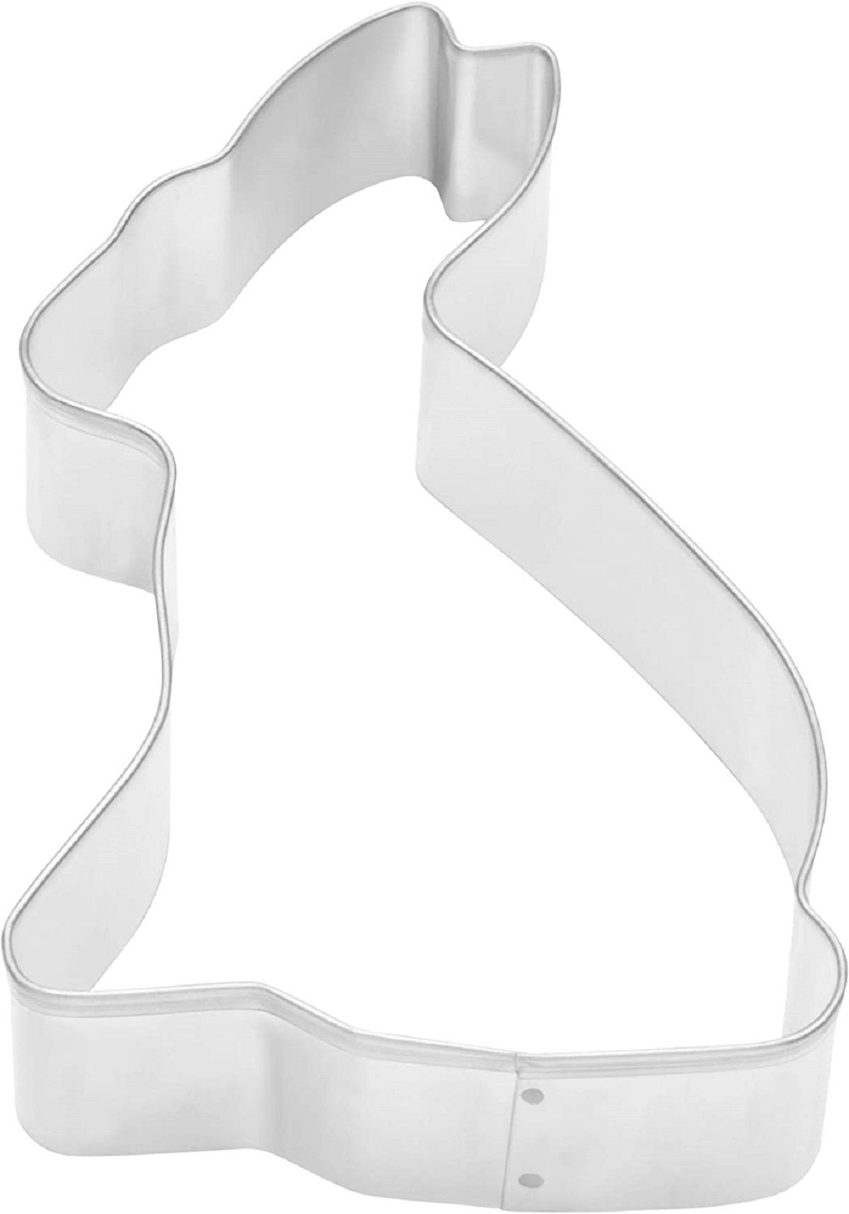 Kaiser Backformen Ausstechform Ostern Plätzchen Ausstecher Edelstahl 13 x 7,5 x 2,6 cm, Edelstahl, Hase Hans, ideal für Kekse backen