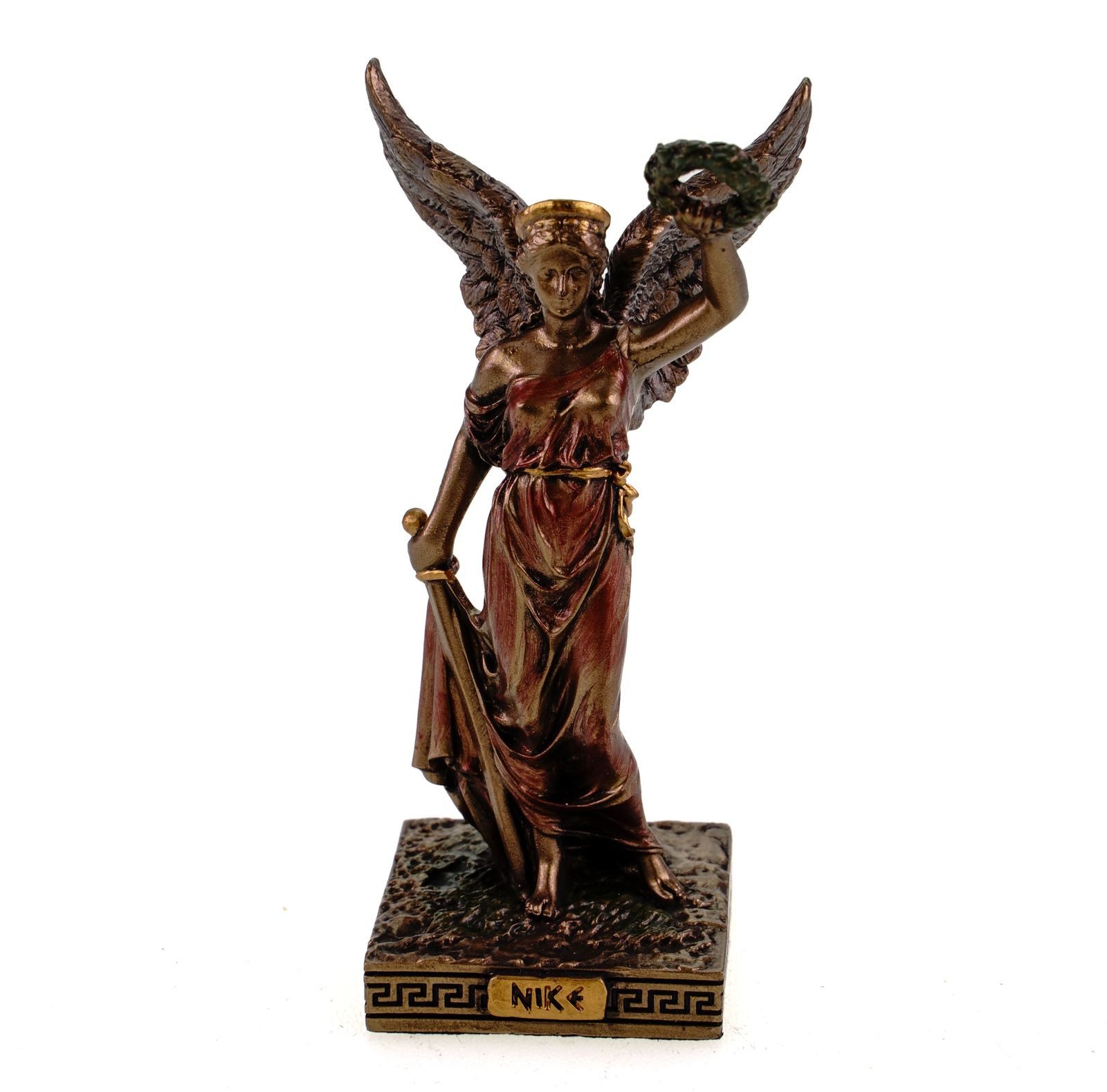 Vogler Dekofigur Nike Griechische Siegesgöttin mit Lorbeerkranz und Schwert Veronese