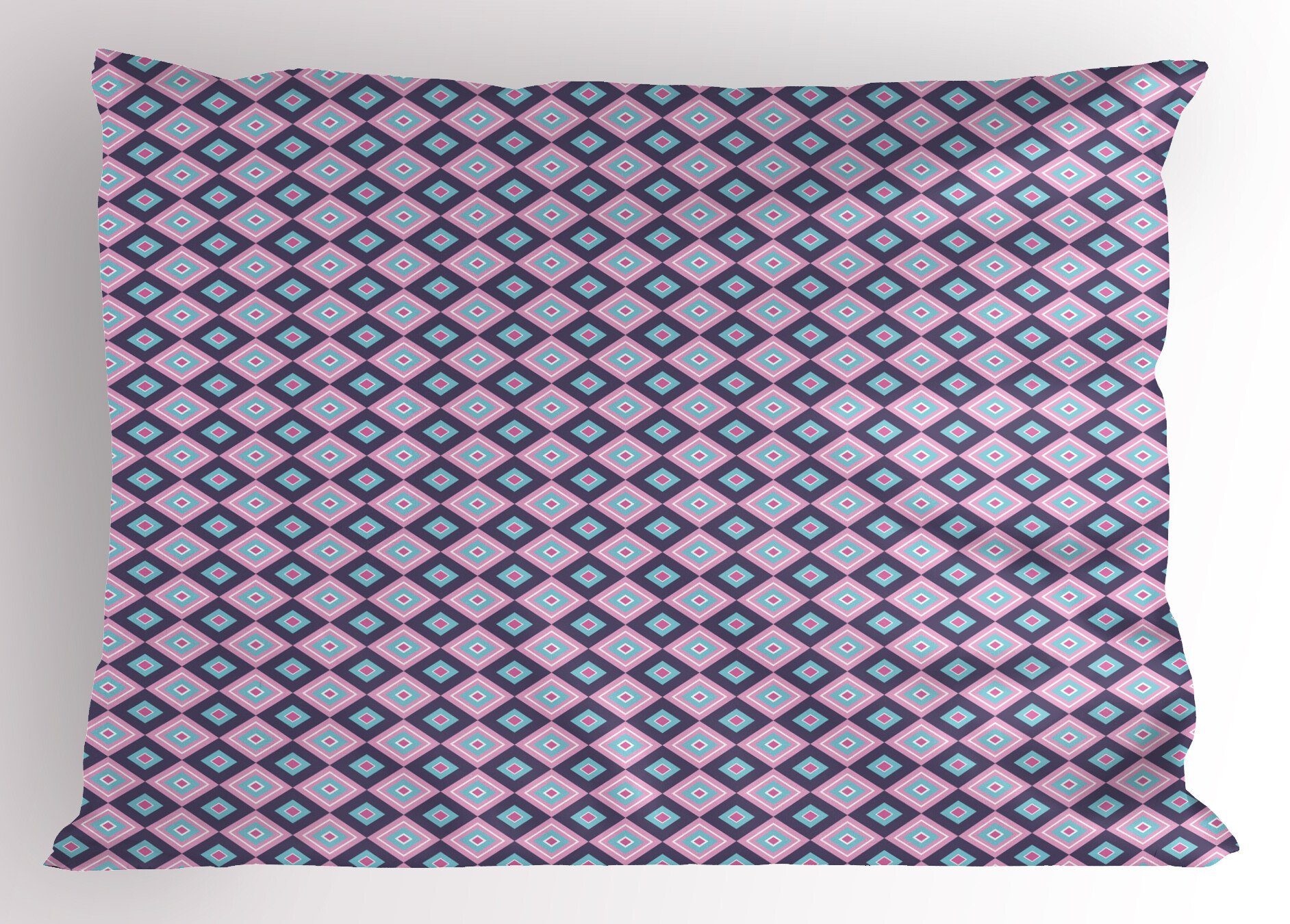 Standard Kissenbezüge King Gedruckter Abstrakt Stück), Abakuhaus Dekorativer (1 Quadrat-Muster Size Kissenbezug, Grungy