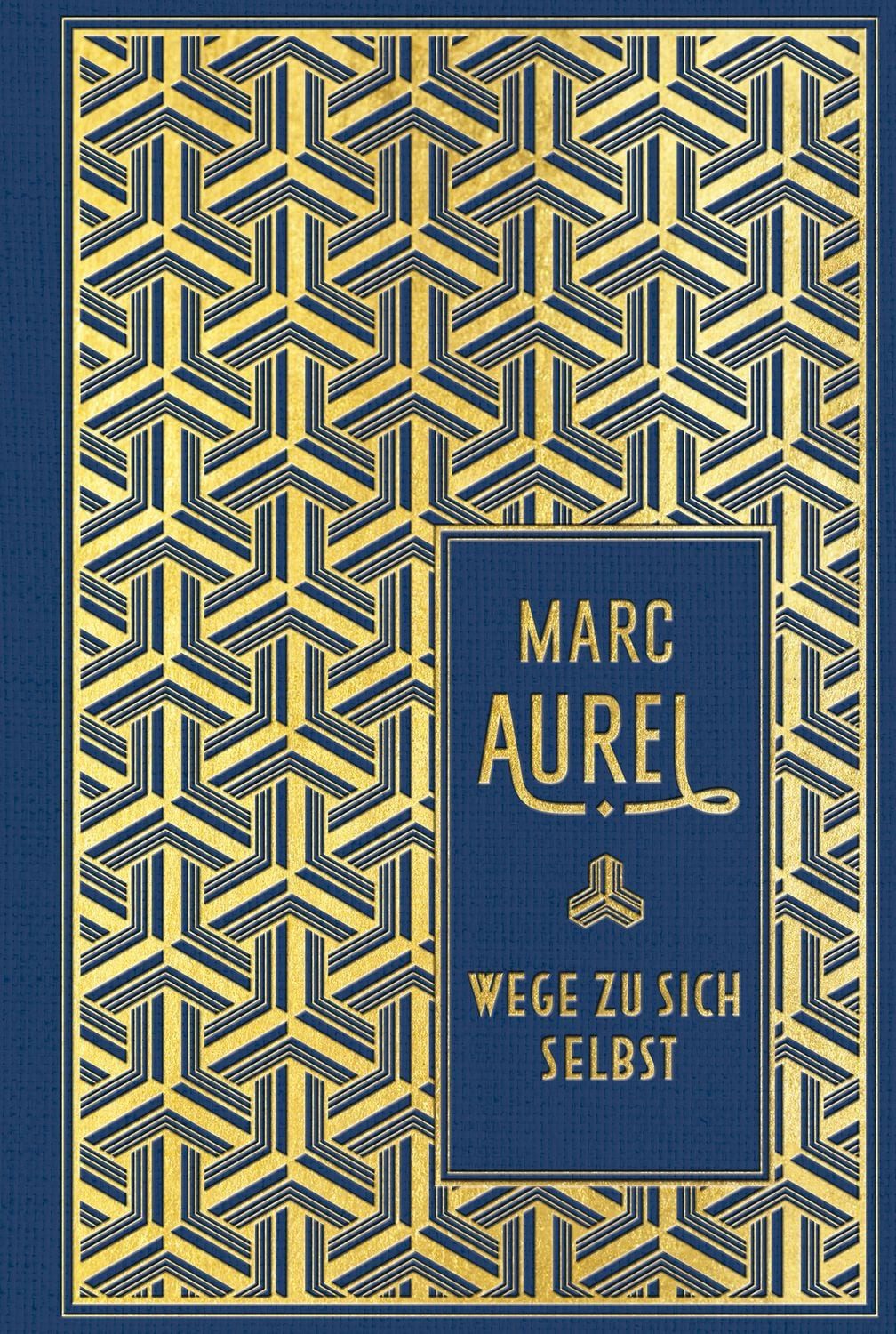 Fachbuch Wege zu sich selbst Leinen mit Goldprägung Marc Aurel
