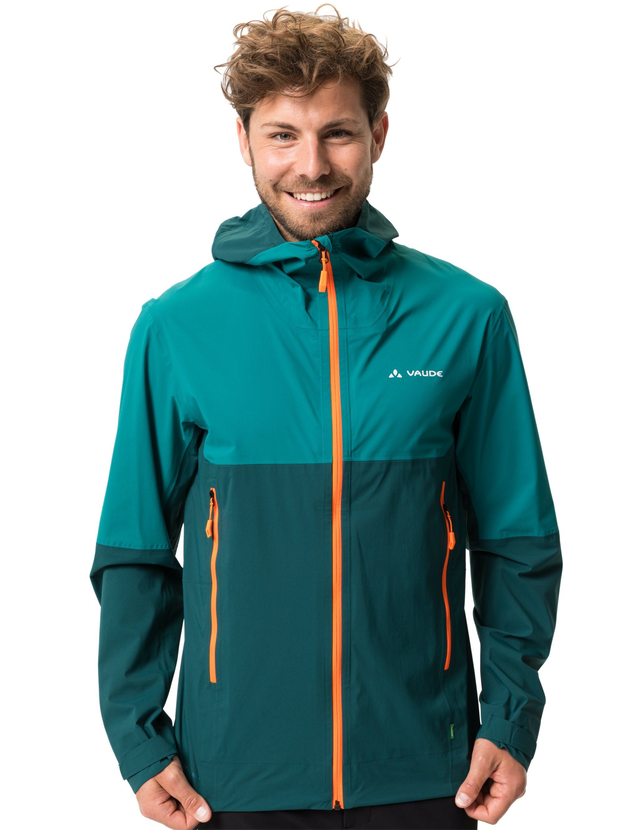 Jacket Outdoorjacke Simony Klimaneutral kompensiert mallard 2,5L Men's green IV (1-St) VAUDE